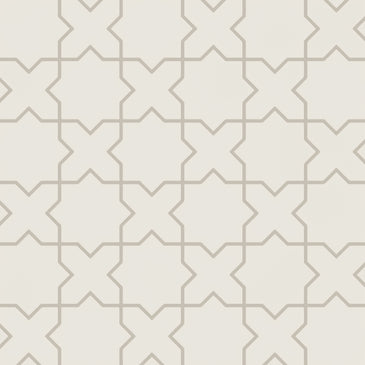 Mini Star & Cross Original Ceramic Tile in Feldspar Matte