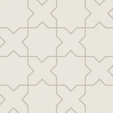 Star & Cross Original Ceramic Tile in Feldspar Matte