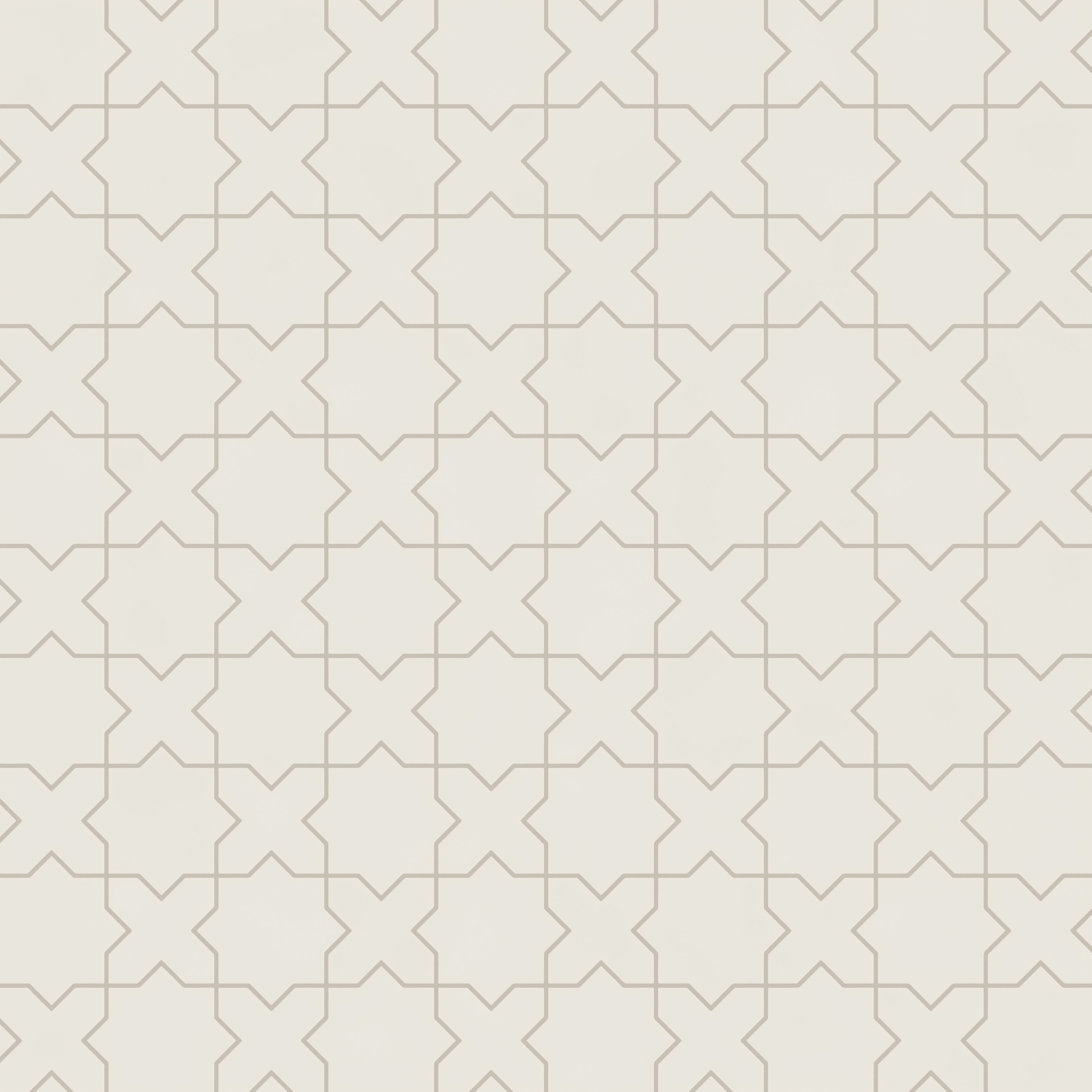 Star & Cross Original Ceramic Tile in Feldspar Matte
