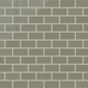 2x4 Half Offset Sheeted Natural Press Ceramic Mosaic Tile in Fern Gloss