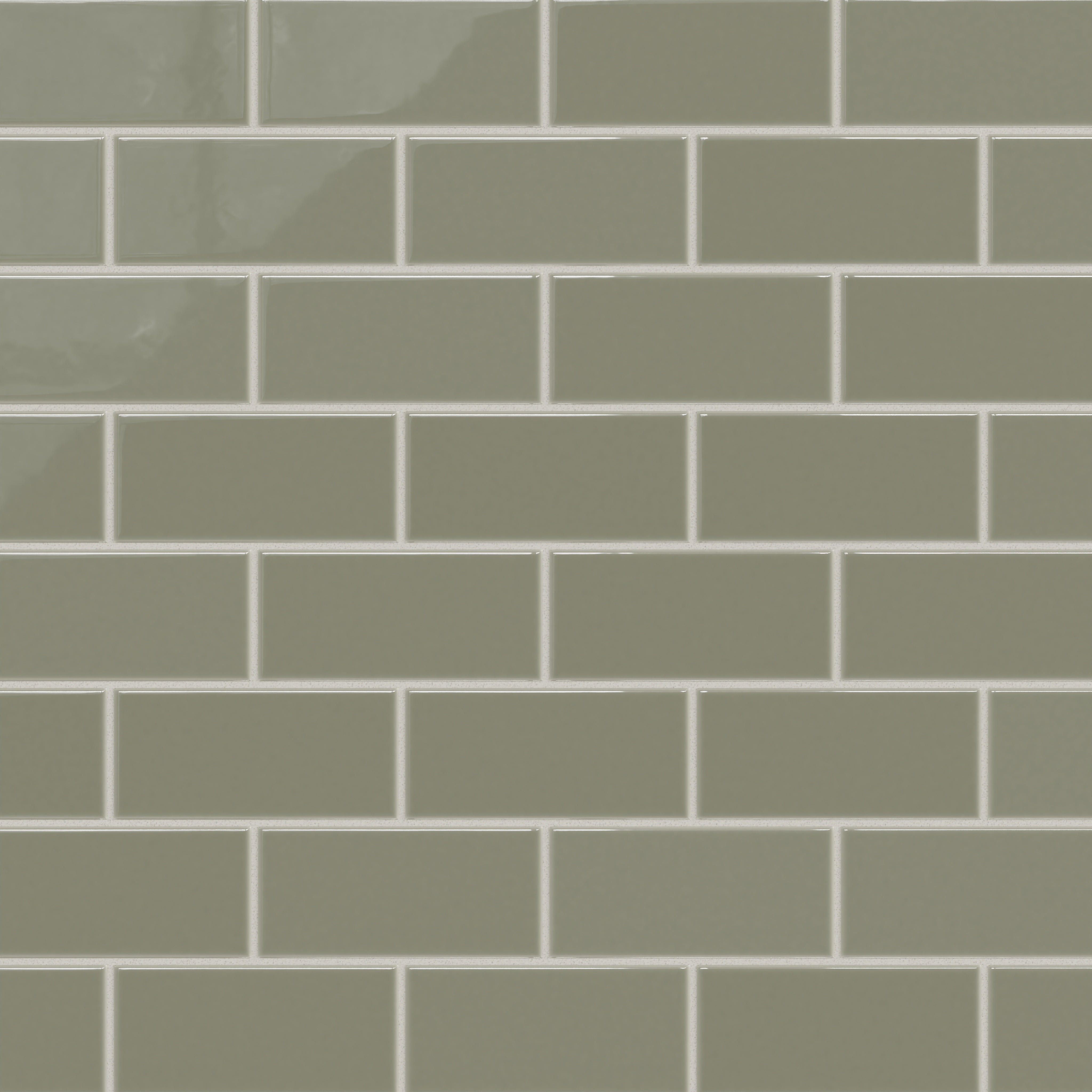 Pearl 3x6 Gloss Natural Press Ceramic Tile - Fireclay Tile