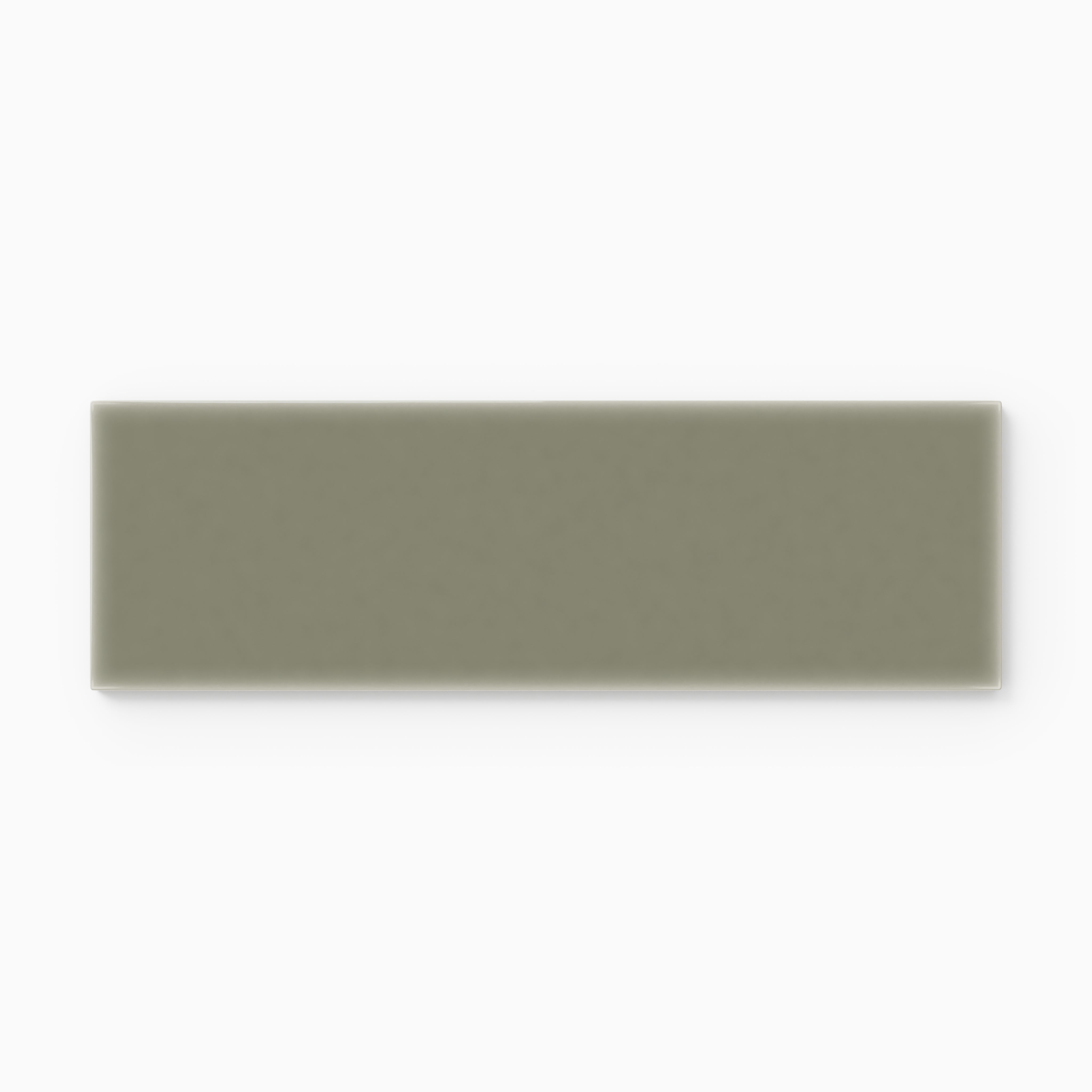 3x9 Natural Press Ceramic Tile in Fern Gloss