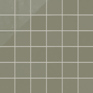 4x4 Natural Press Ceramic Tile in Fern Gloss