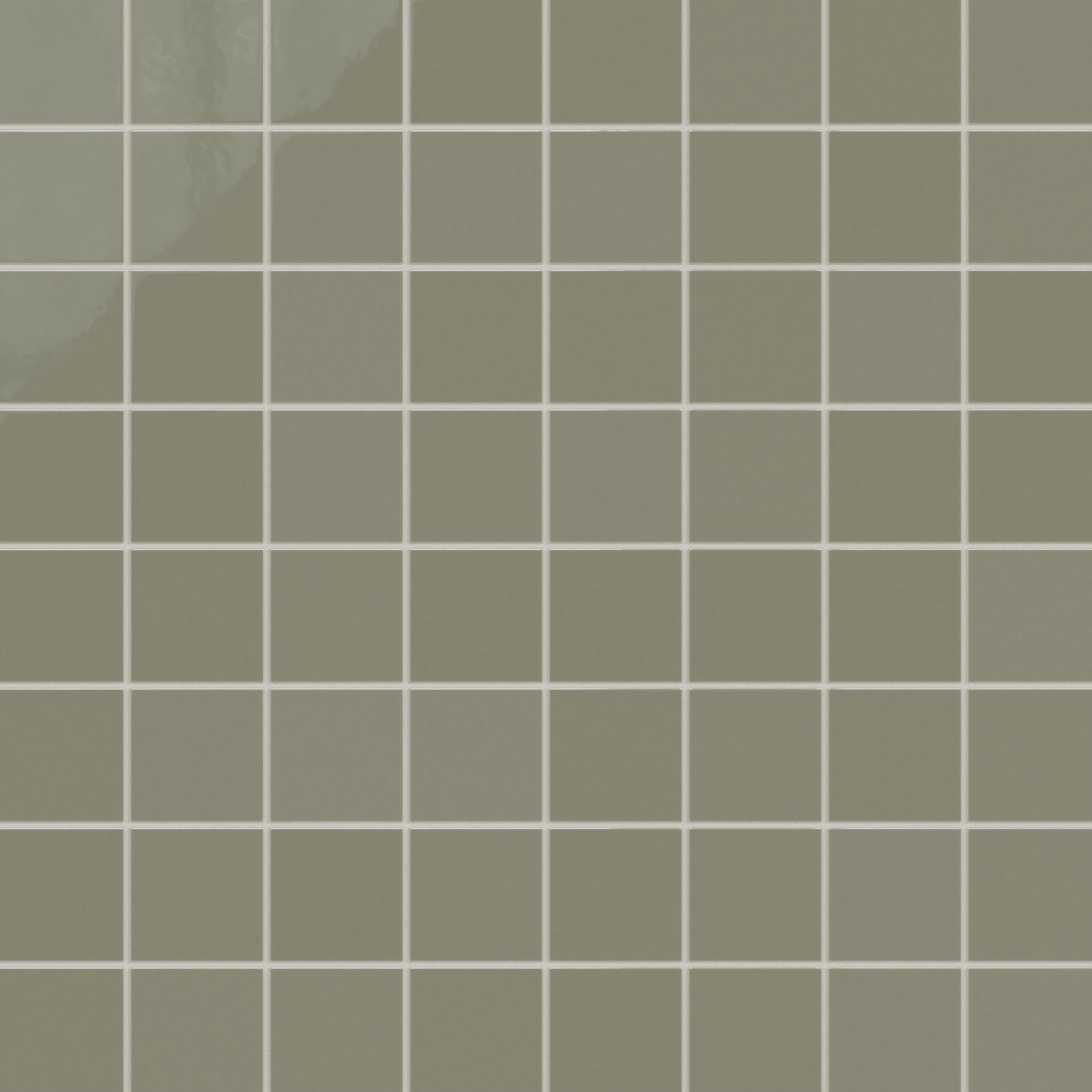 4x4 Natural Press Ceramic Tile in Fern Gloss
