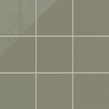 8x8 Natural Press Ceramic Tile in Fern Gloss