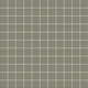 2x2 Straight Set Sheeted Natural Press Ceramic Mosaic Tile in Fern Matte