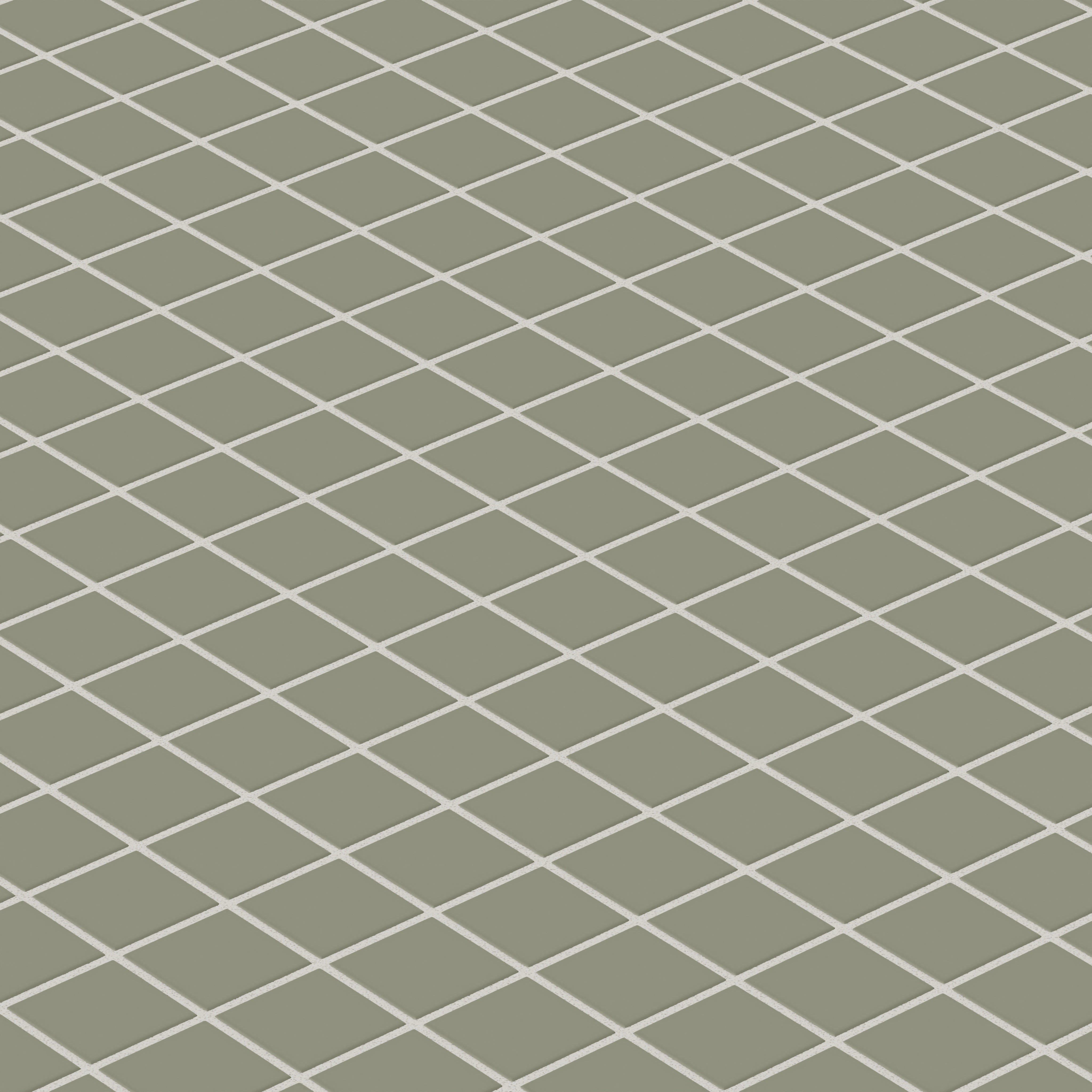 2x2 Straight Set Sheeted Natural Press Ceramic Mosaic Tile in Fern Matte