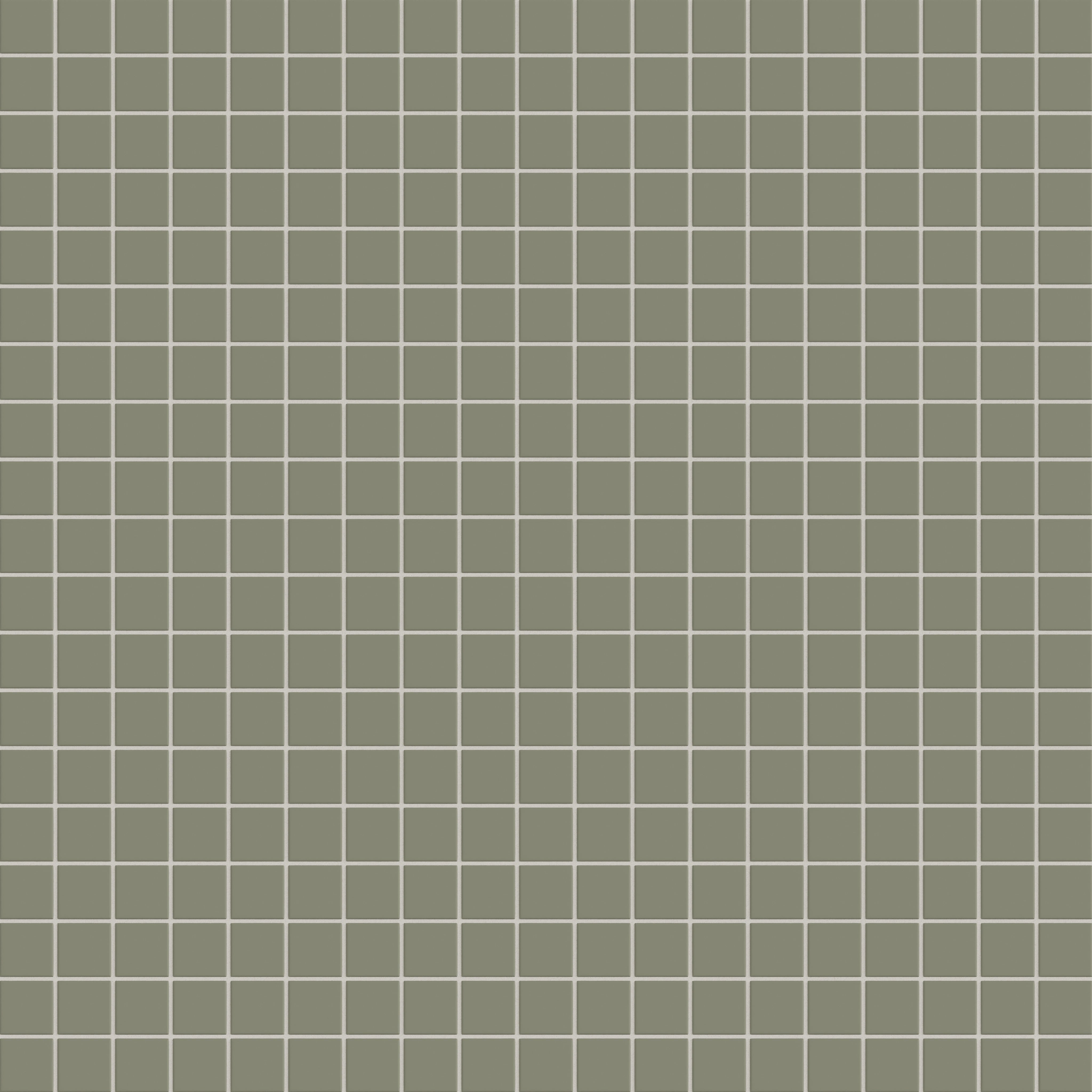 2x2 Straight Set Sheeted Natural Press Ceramic Mosaic Tile in Fern Matte