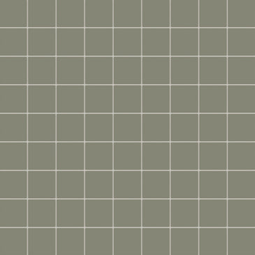 3x3 Straight Set Sheeted Natural Press Ceramic Mosaic Tile in Fern Matte