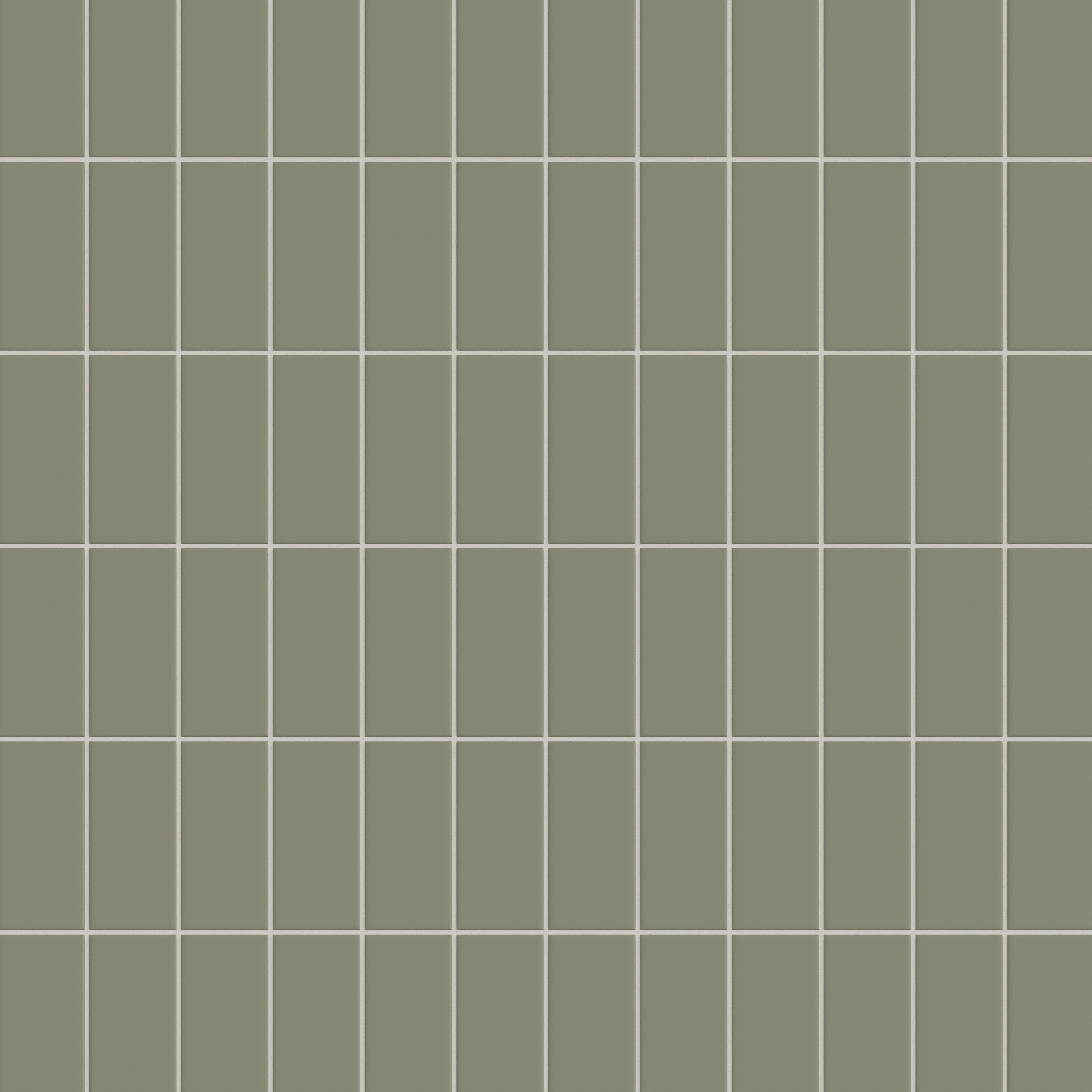3x6 Natural Press Ceramic Tile in Fern Matte