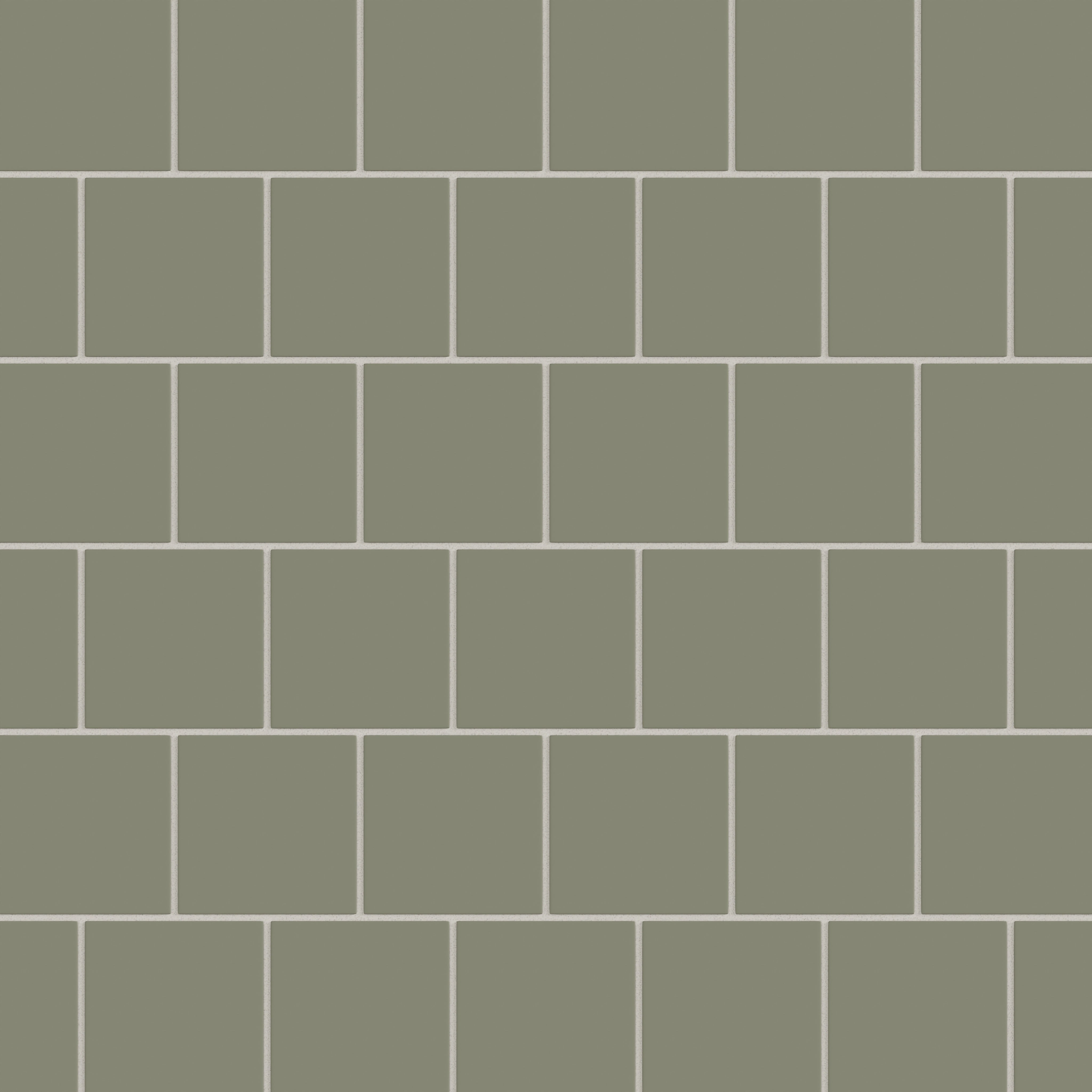 4x4 Natural Press Ceramic Tile in Fern Matte