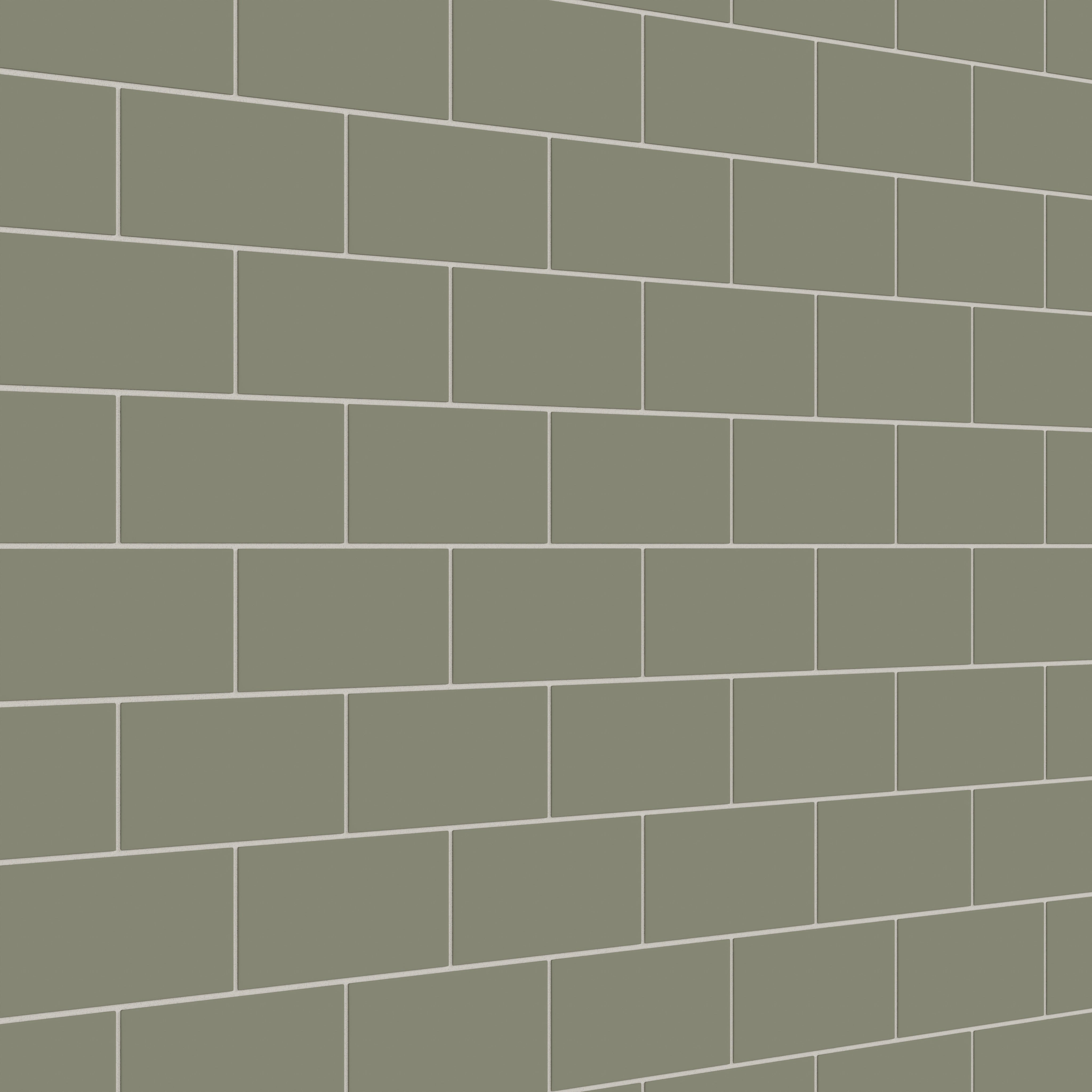 4x8 Natural Press Ceramic Tile in Fern Matte