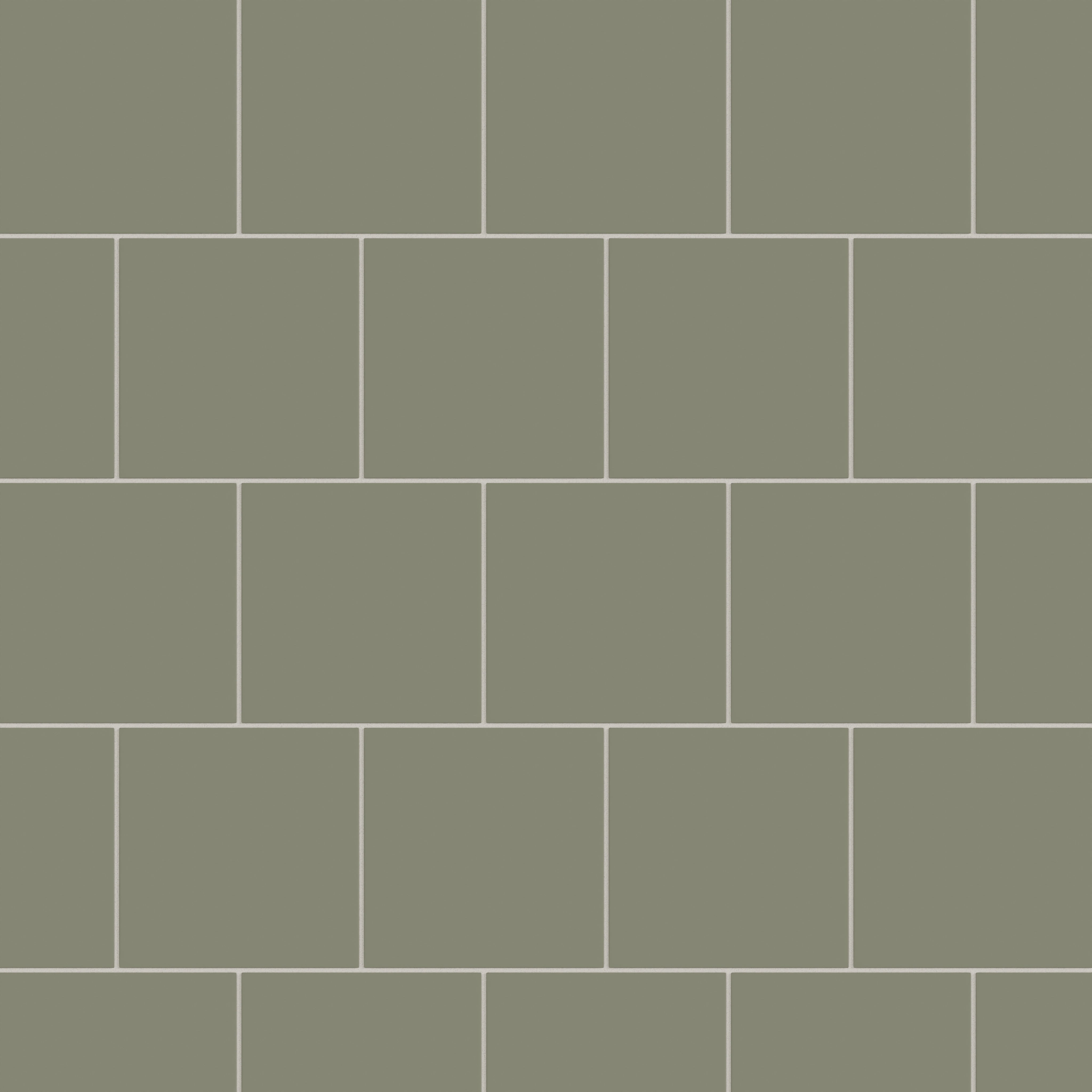 8x8 Natural Press Ceramic Tile in Fern Matte
