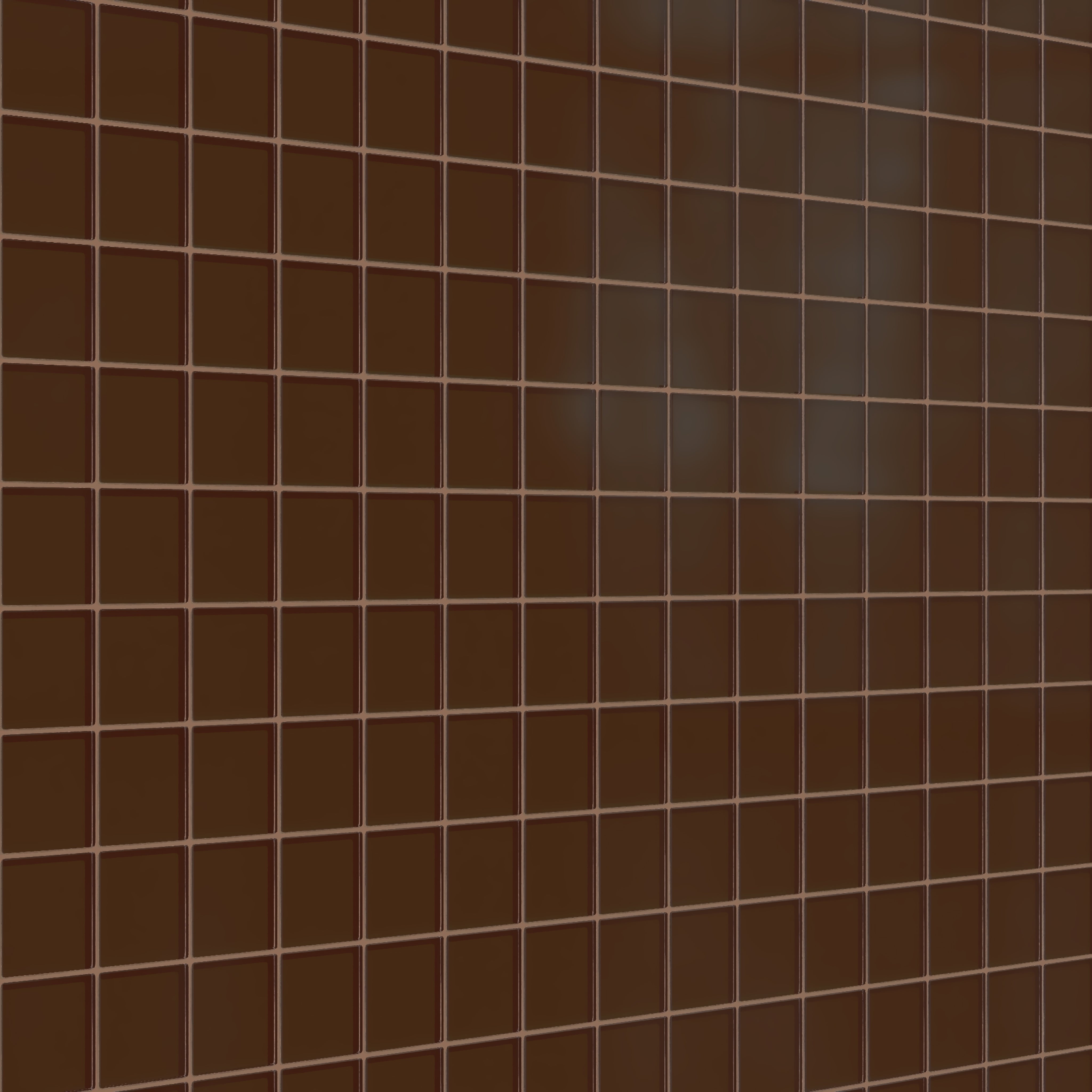 3x3 Straight Set Sheeted Glass Mosaic Tile in Thrasher Matte