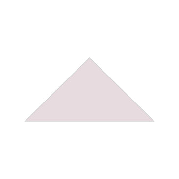6" Triangle Original Ceramic Tile in Evening Glow Matte