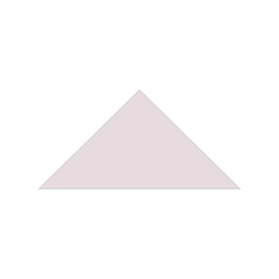 6" Triangle Original Ceramic Tile in Evening Glow Matte