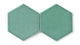 8" Hexagon Original Ceramic Tile in Amalfi Coast Gloss