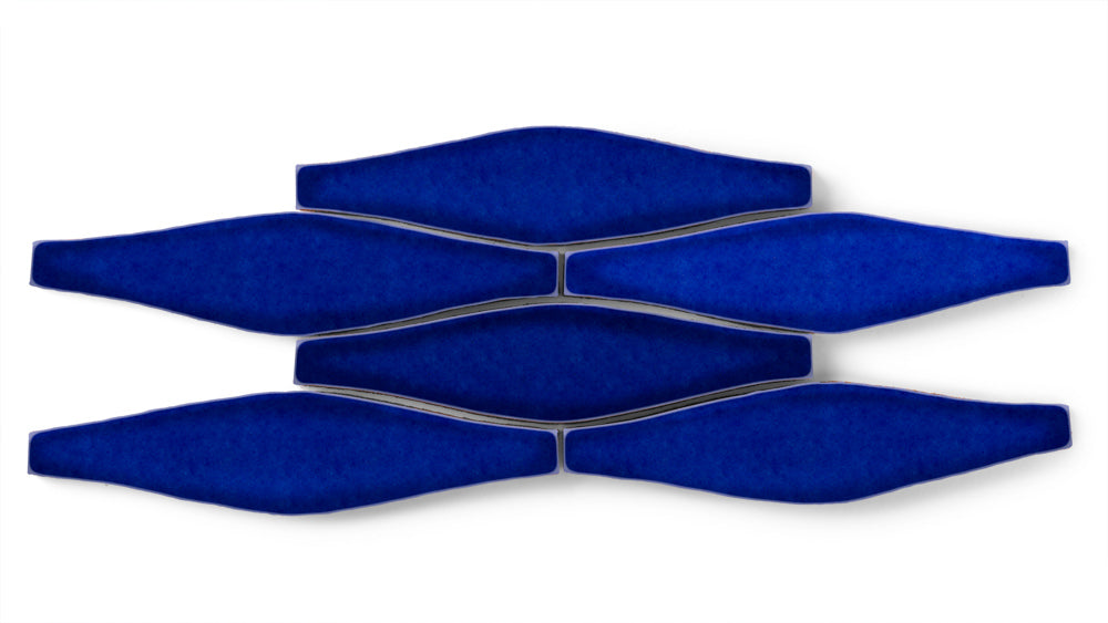 Wave Original Ceramic Tile in Azul Gloss