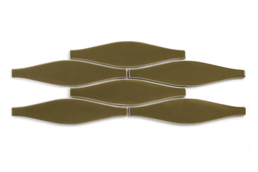 Wave Original Ceramic Tile in Chaparral Gloss
