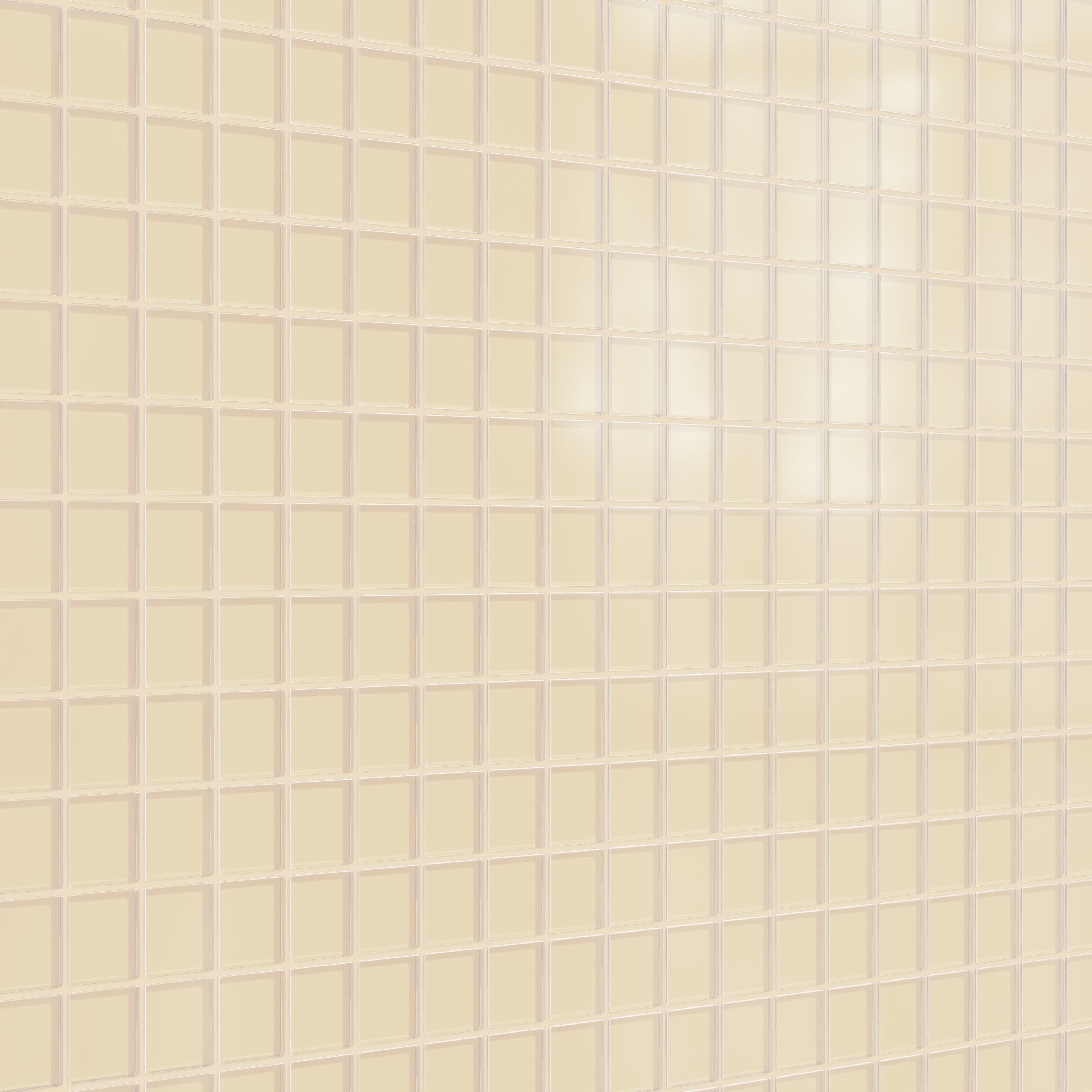 2x2 Straight Set Sheeted Glass Mosaic Tile in Chickadee Matte