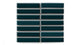 1x4 Straight Set Sheeted Original Ceramic Mosaic Tile in Caspian Sea Gloss