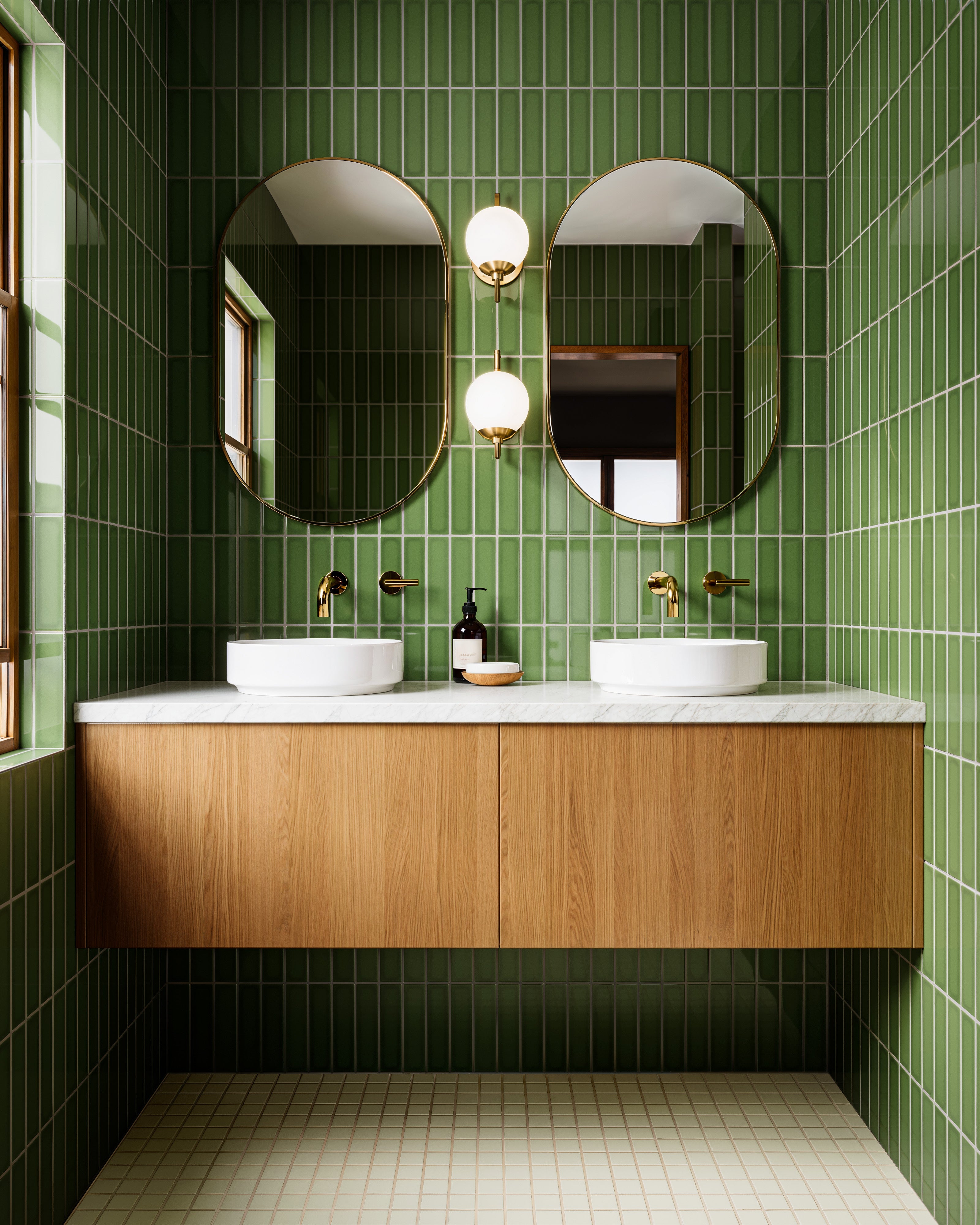 2x8 Original Ceramic Tile in Kelp Gloss