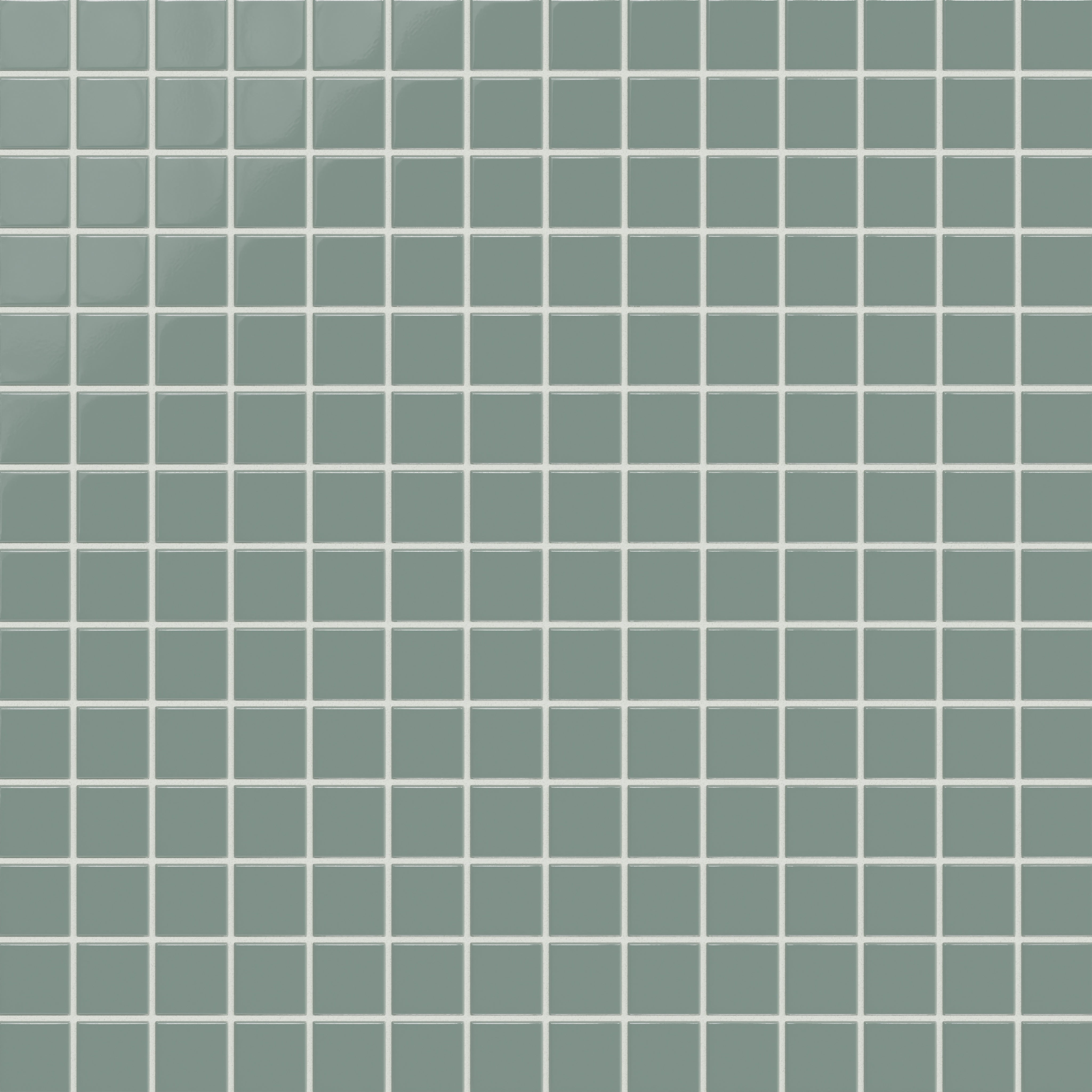 2x2 Straight Set Sheeted Original Ceramic Mosaic Tile in Flagstone Gloss