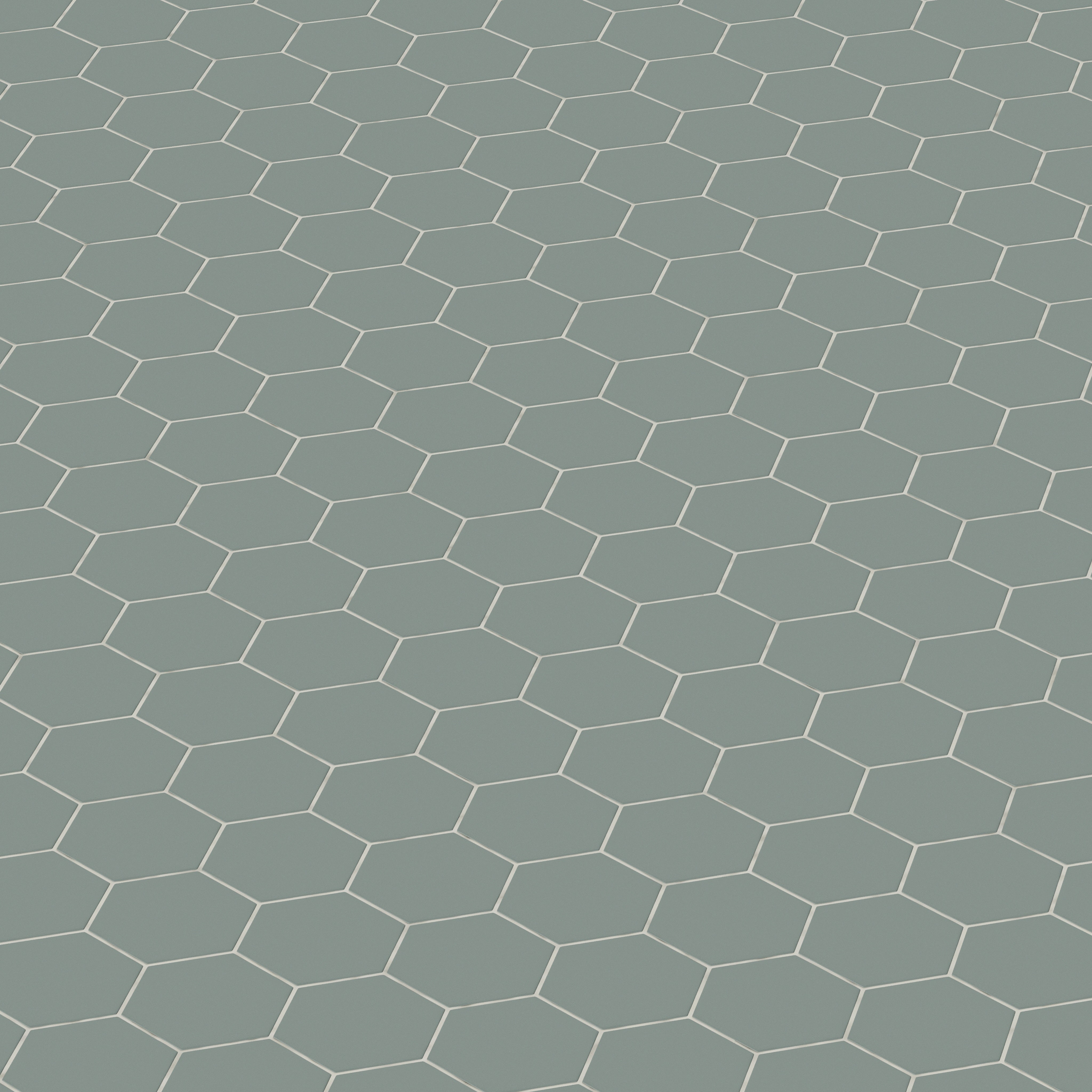 6" Hexagon Original Ceramic Tile in Flagstone Matte