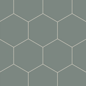 8" Hexagon Original Ceramic Tile in Flagstone Matte