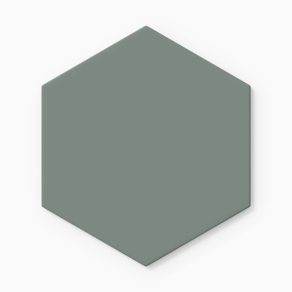 8" Hexagon Original Ceramic Tile in Flagstone Matte