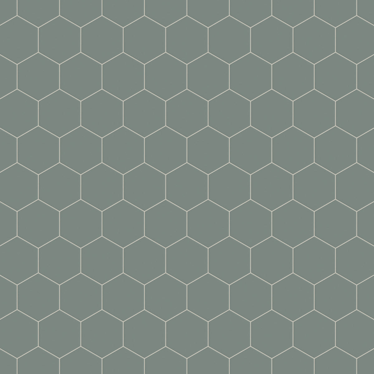 8" Hexagon Original Ceramic Tile in Flagstone Matte