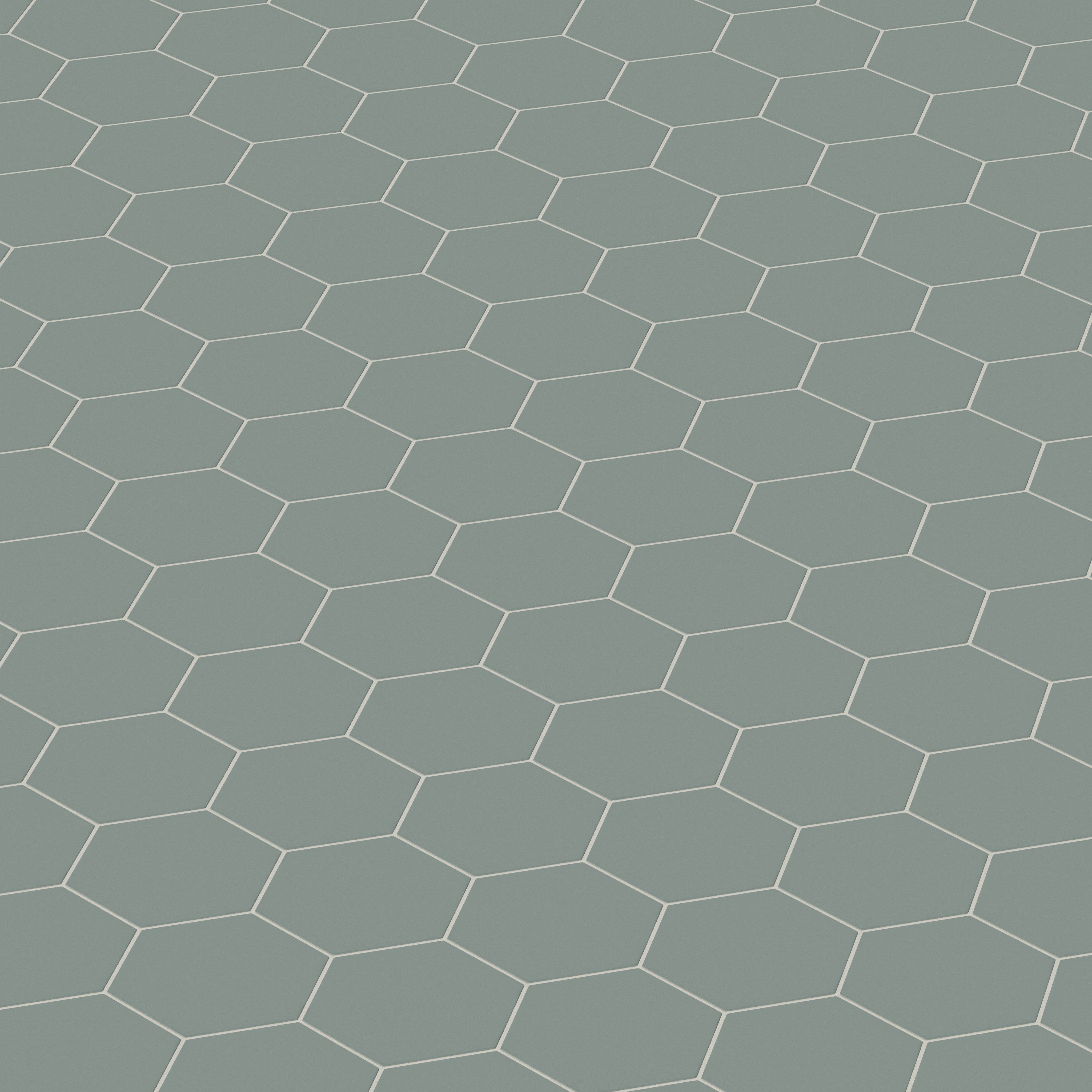 8" Hexagon Original Ceramic Tile in Flagstone Matte