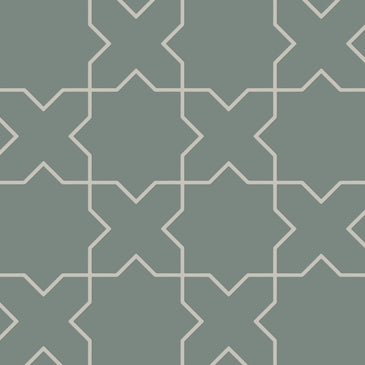 Star & Cross Original Ceramic Tile in Flagstone Matte