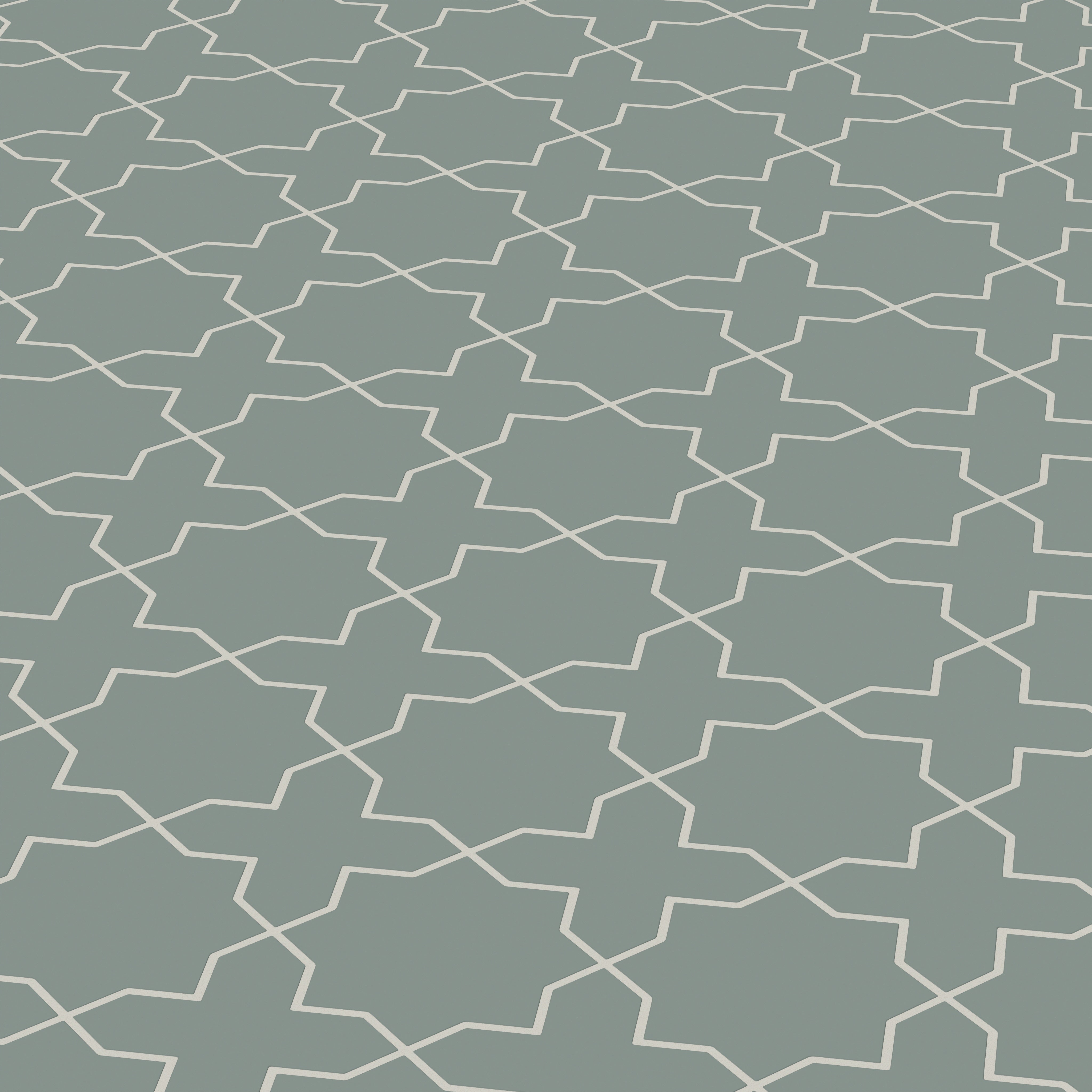 Star & Cross Original Ceramic Tile in Flagstone Matte