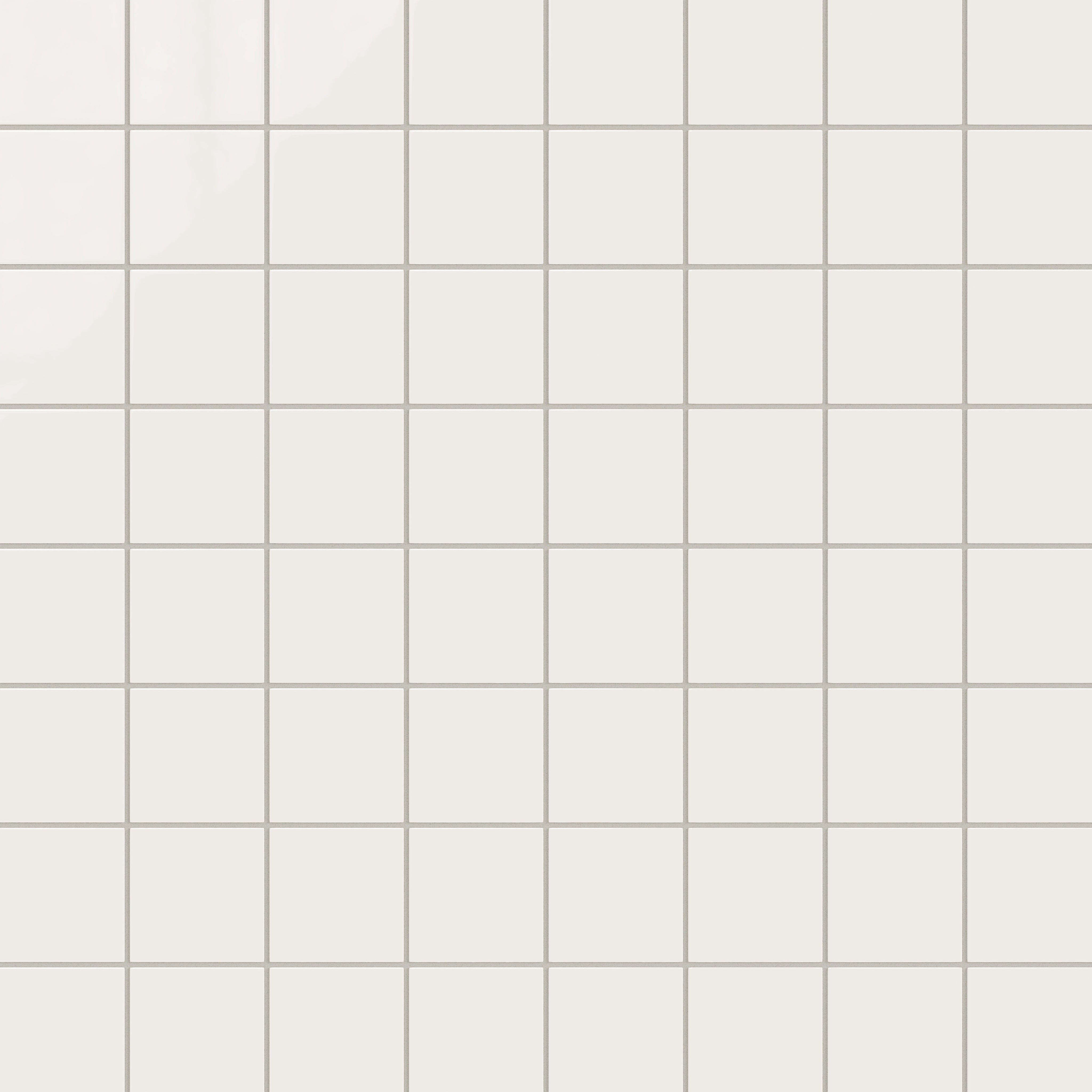 4x4 Natural Press Ceramic Tile in Flake White Gloss