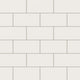 4x8 Natural Press Ceramic Tile in Flake White Gloss