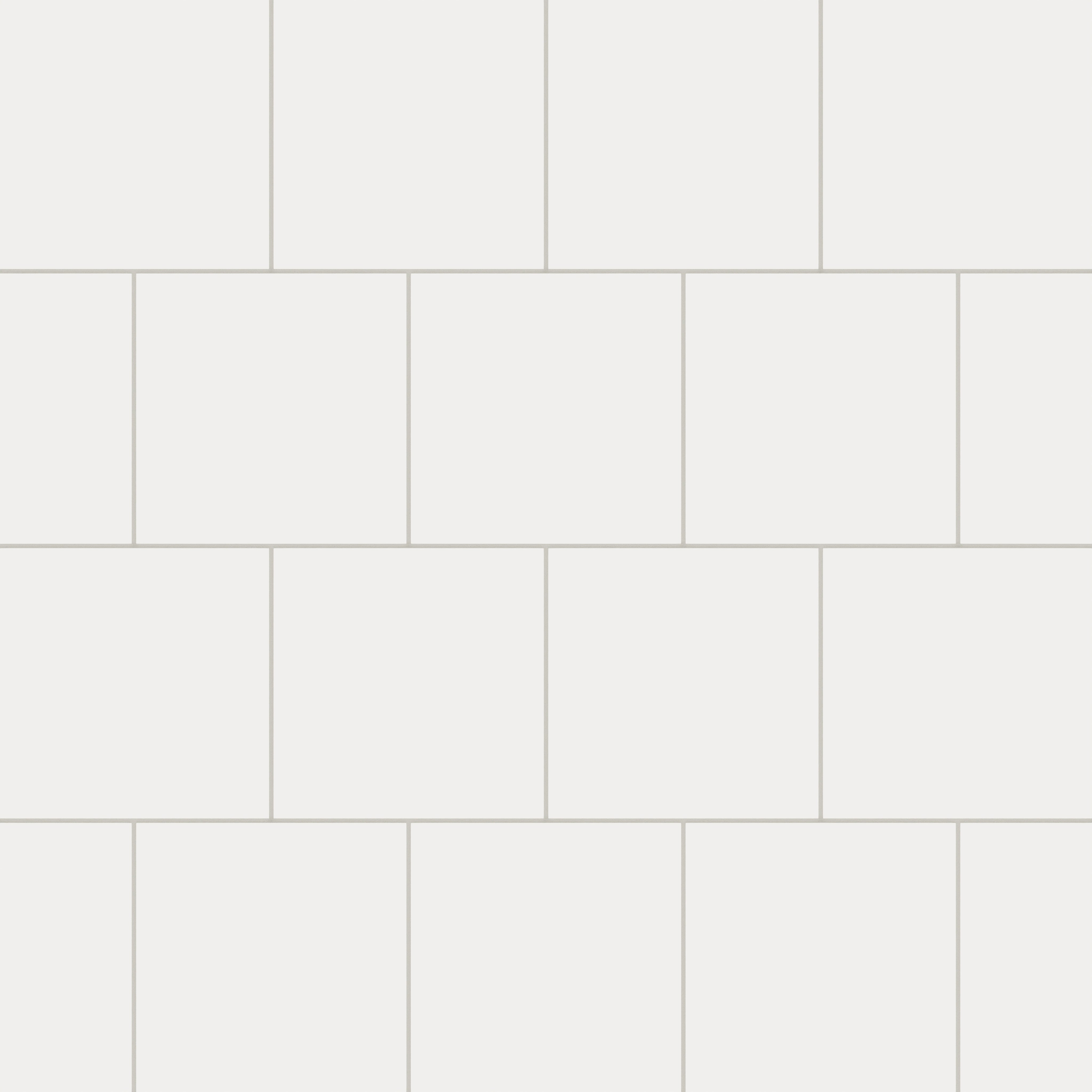 12x12 Natural Press Ceramic Tile in Flake White Matte