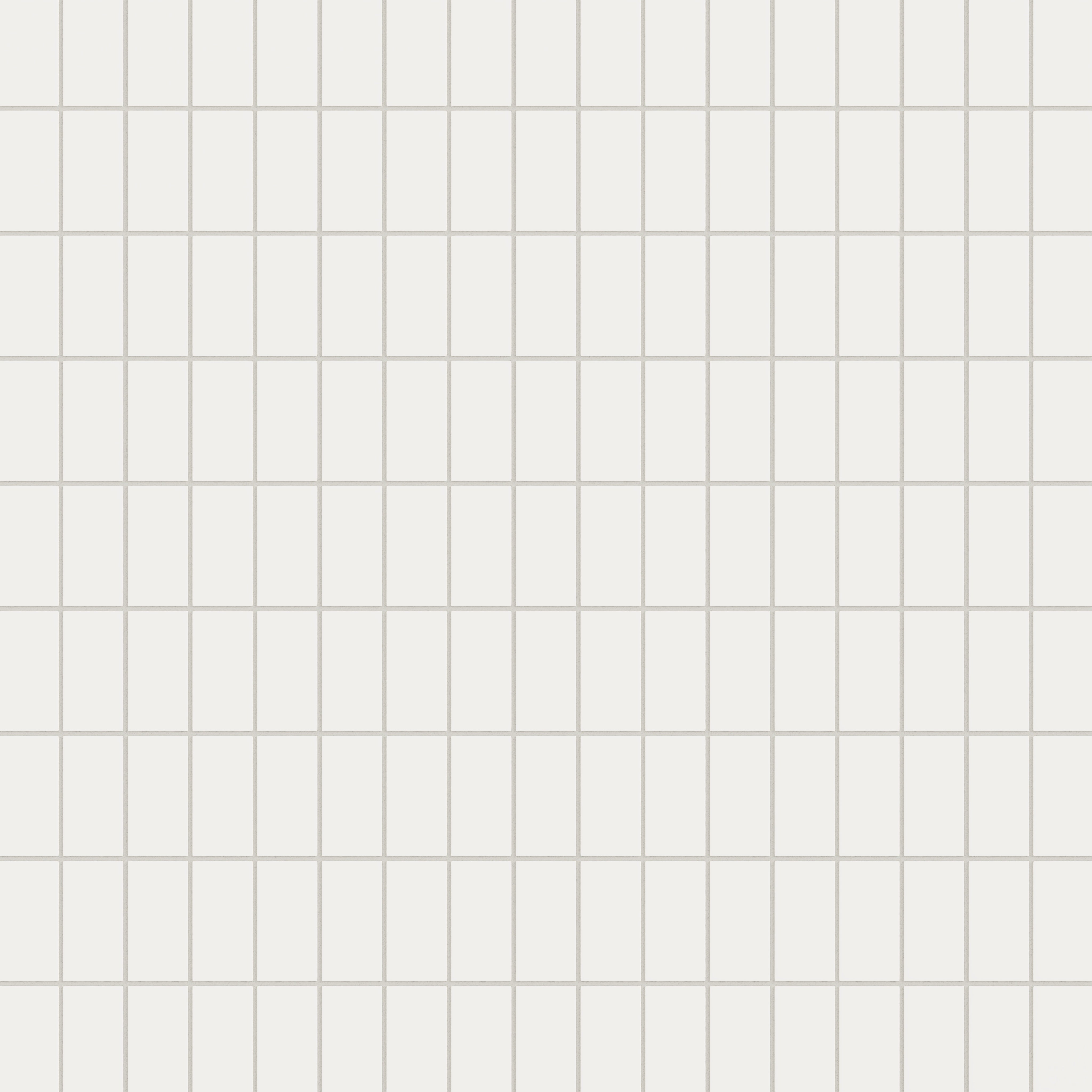 2x4 Straight Set Sheeted Natural Press Ceramic Mosaic Tile in Flake White Matte