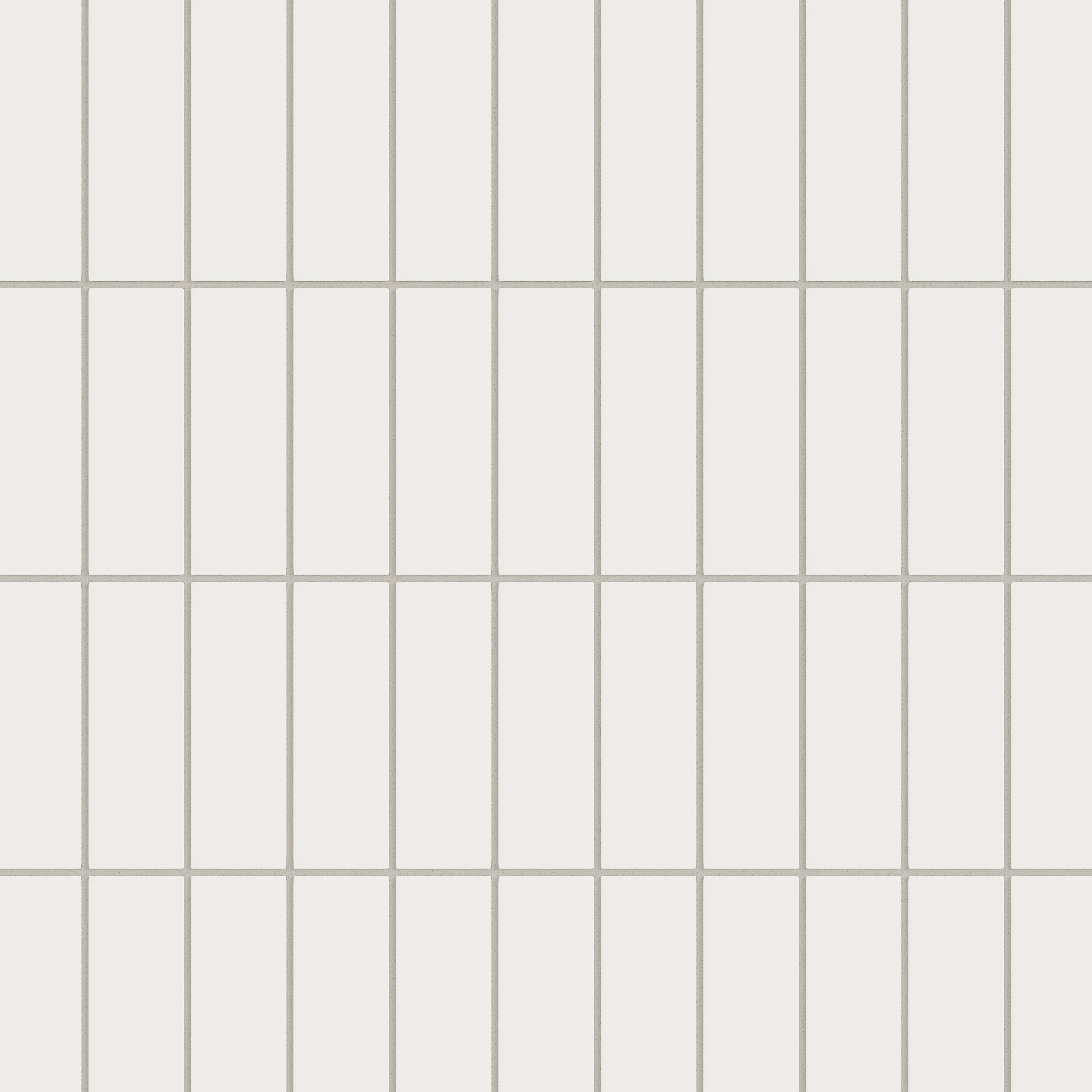 2x6 Natural Press Ceramic Tile in Flake White Matte