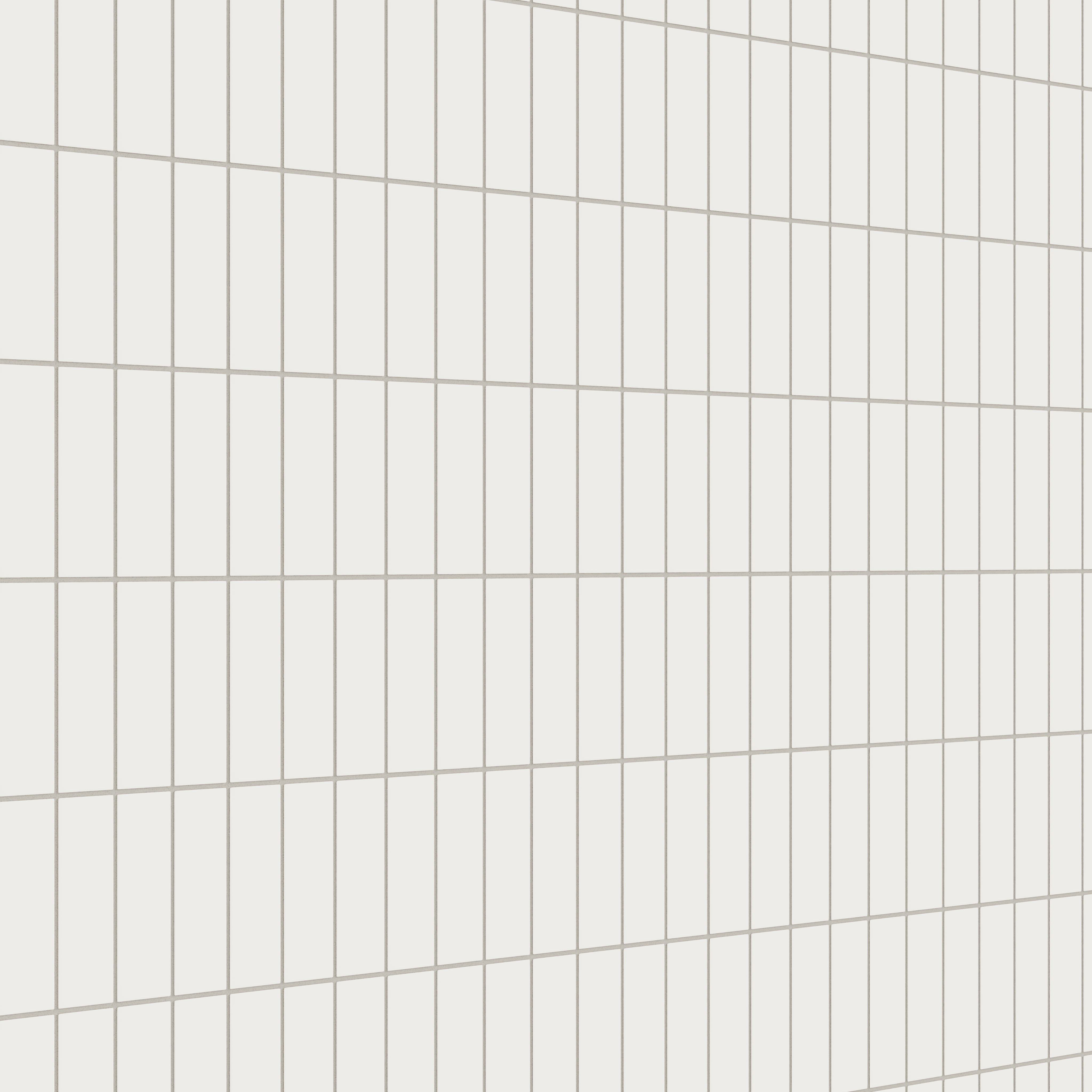 2x6 Natural Press Ceramic Tile in Flake White Matte
