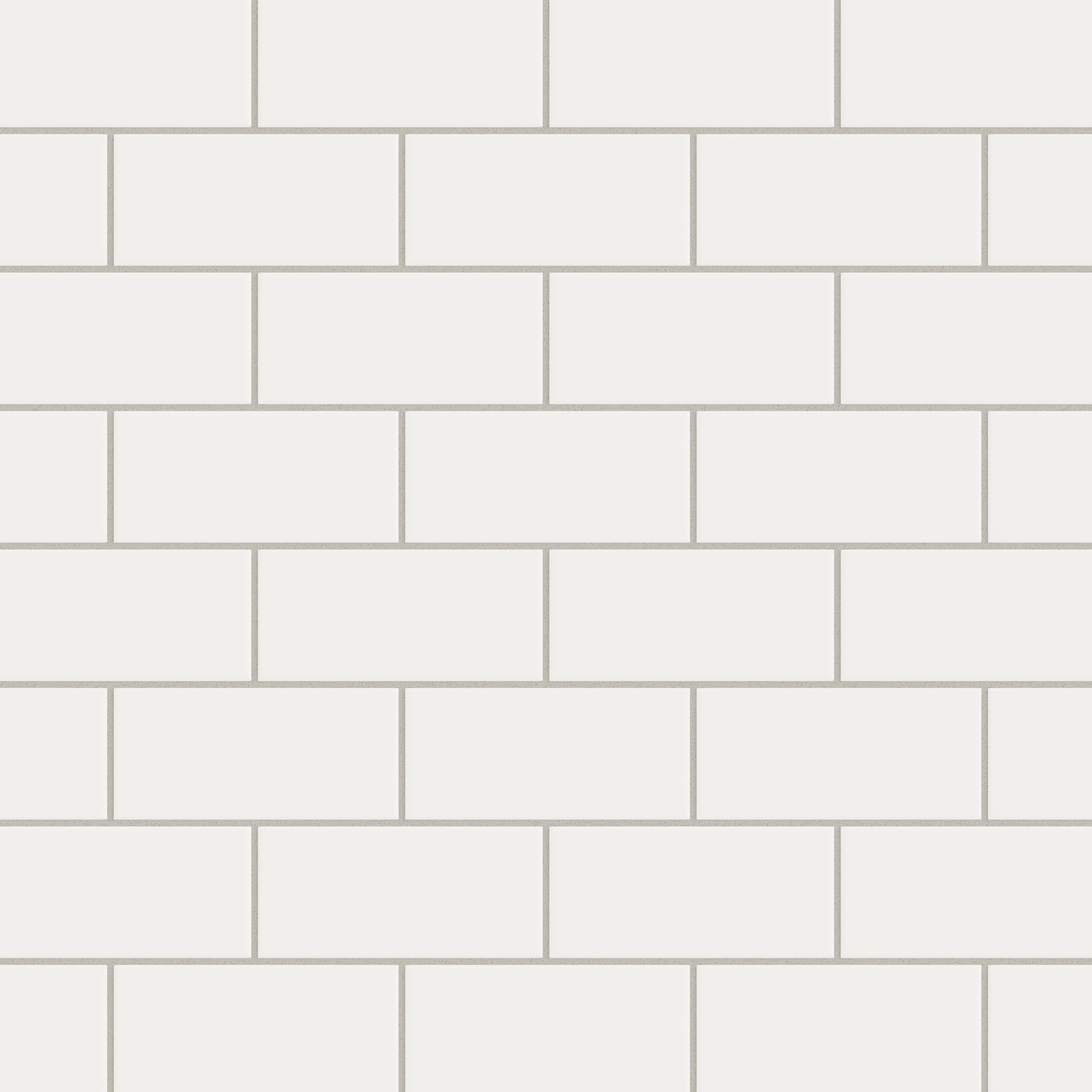3x6 Natural Press Ceramic Tile in Flake White Matte