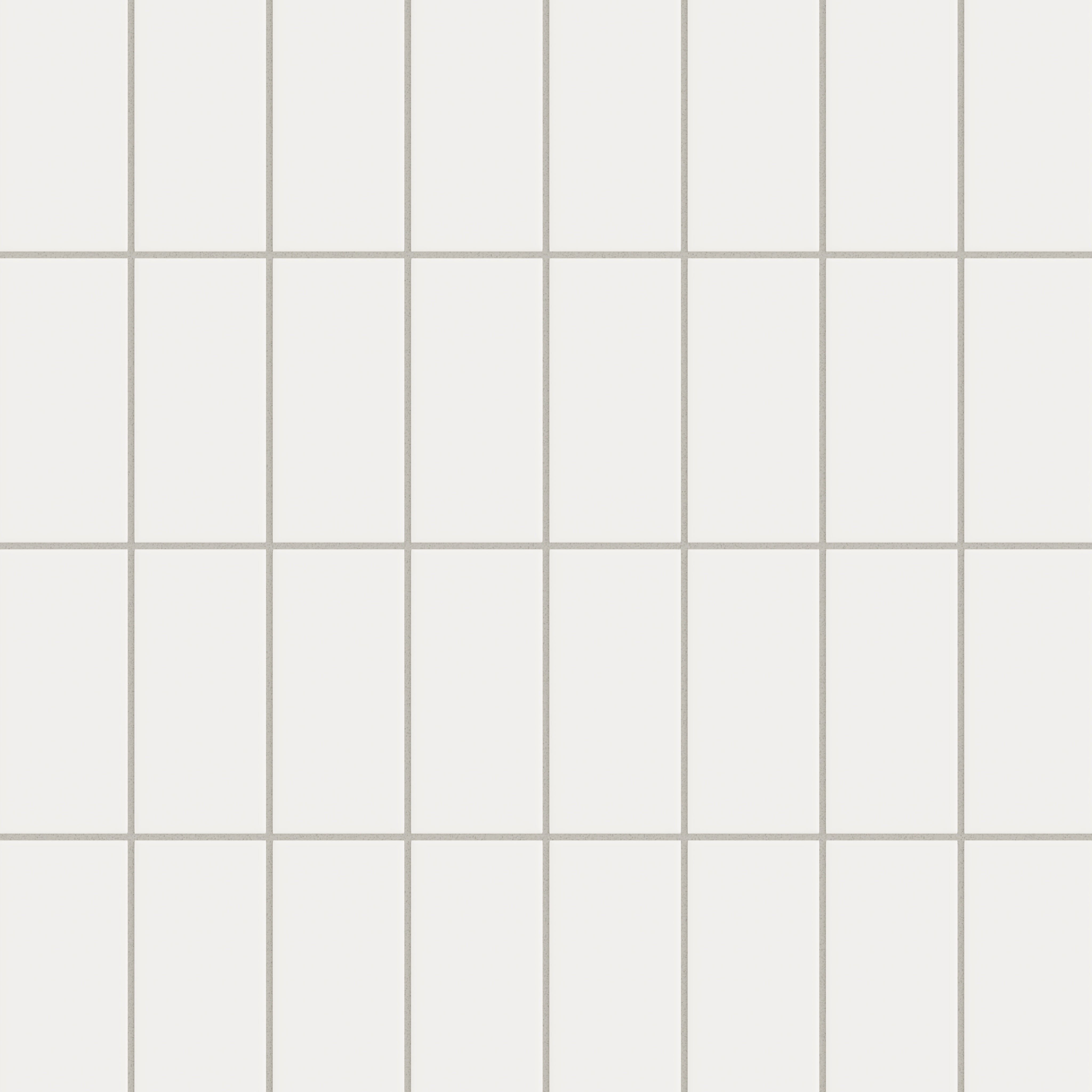 3x6 Natural Press Ceramic Tile in Flake White Matte