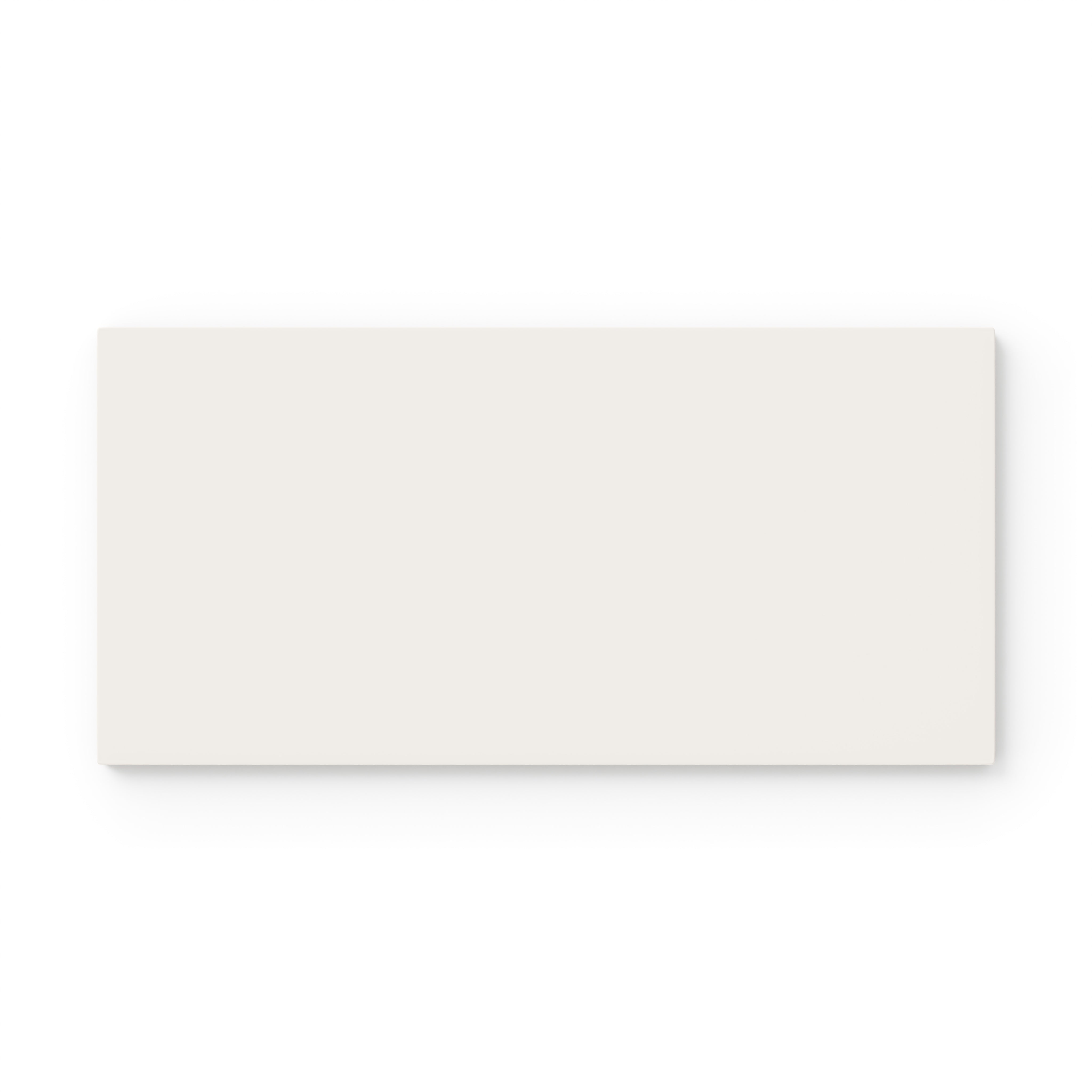 4x8 Natural Press Ceramic Tile in Flake White Matte