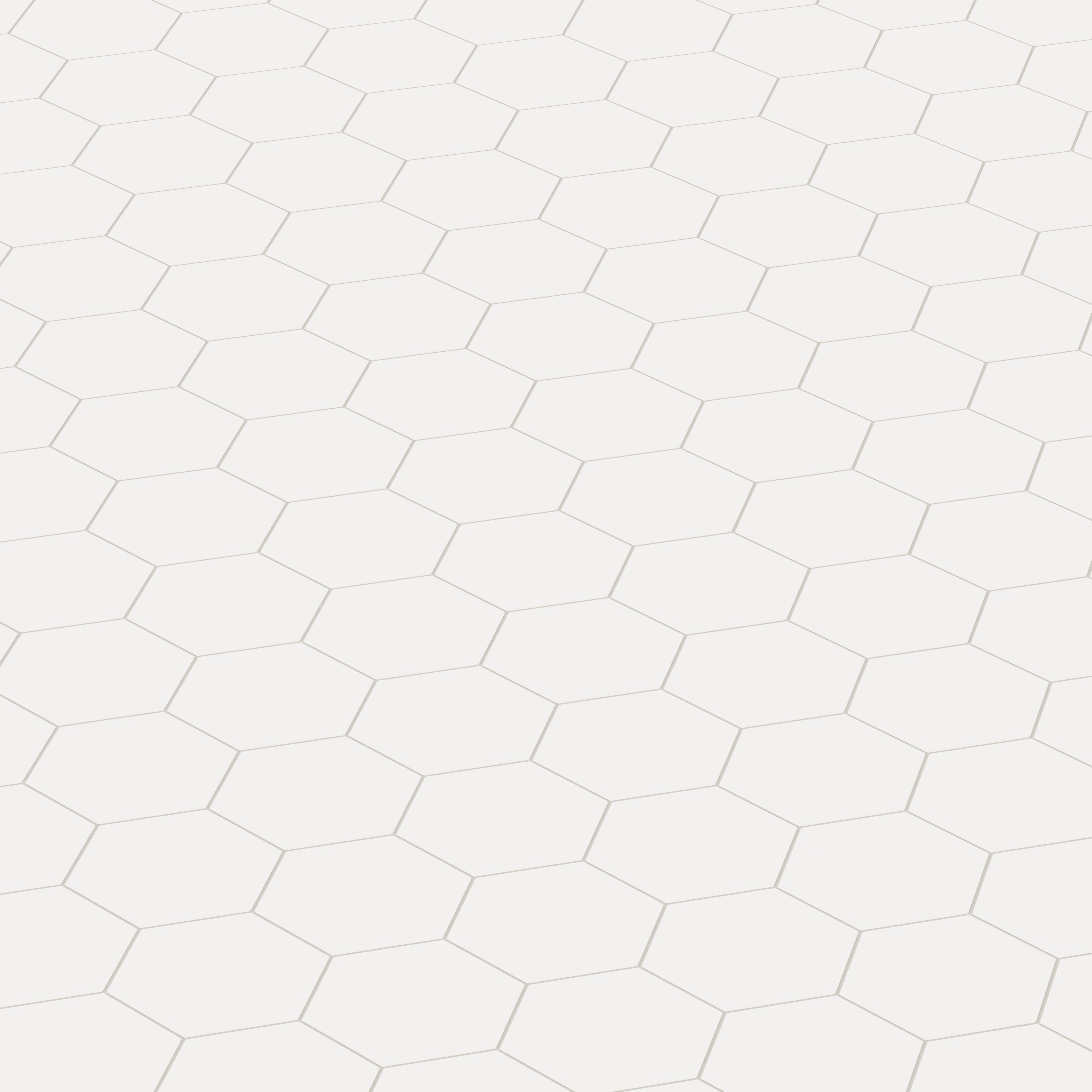 8" Hexagon Natural Press Ceramic Tile in Flake White Matte