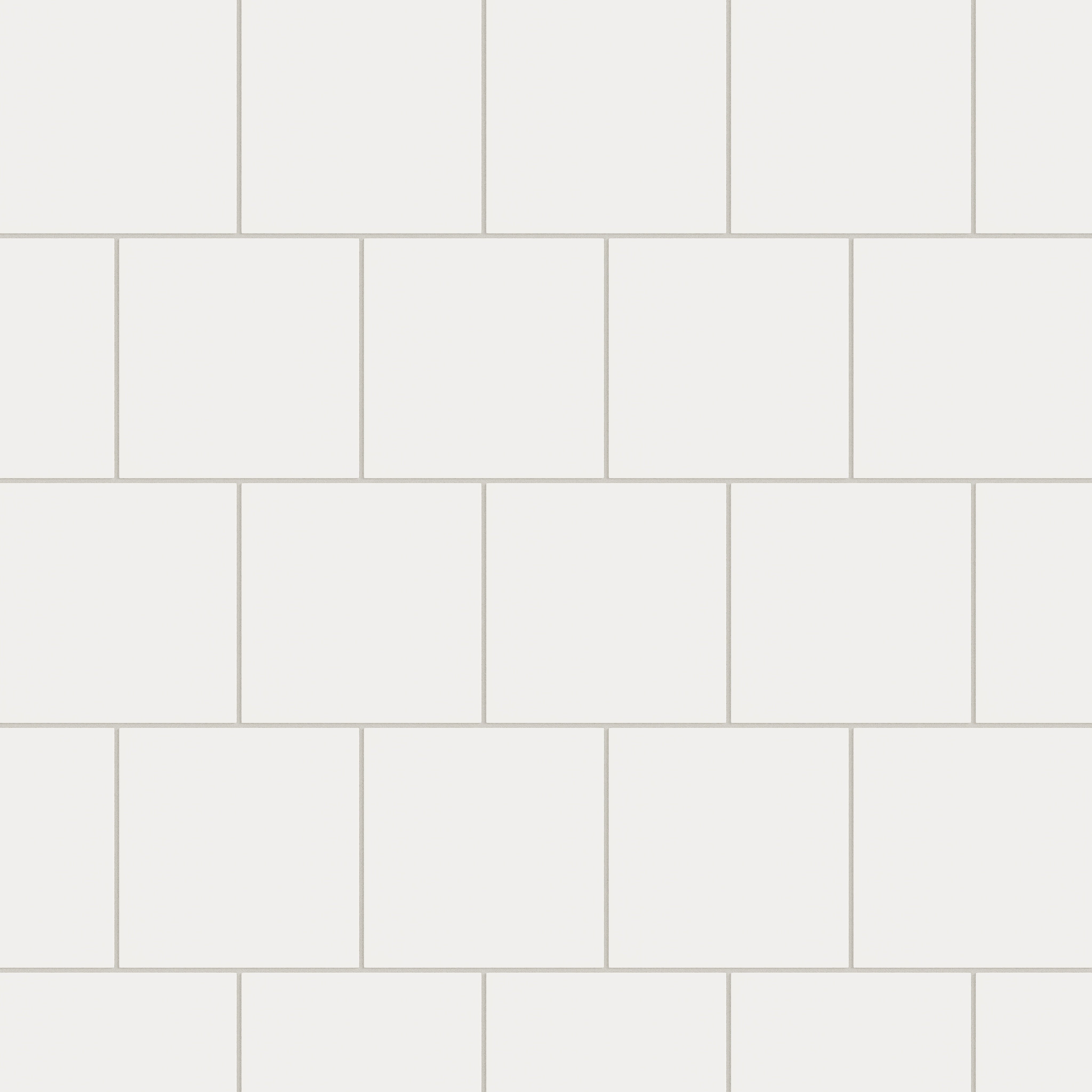 8x8 Natural Press Ceramic Tile in Flake White Matte