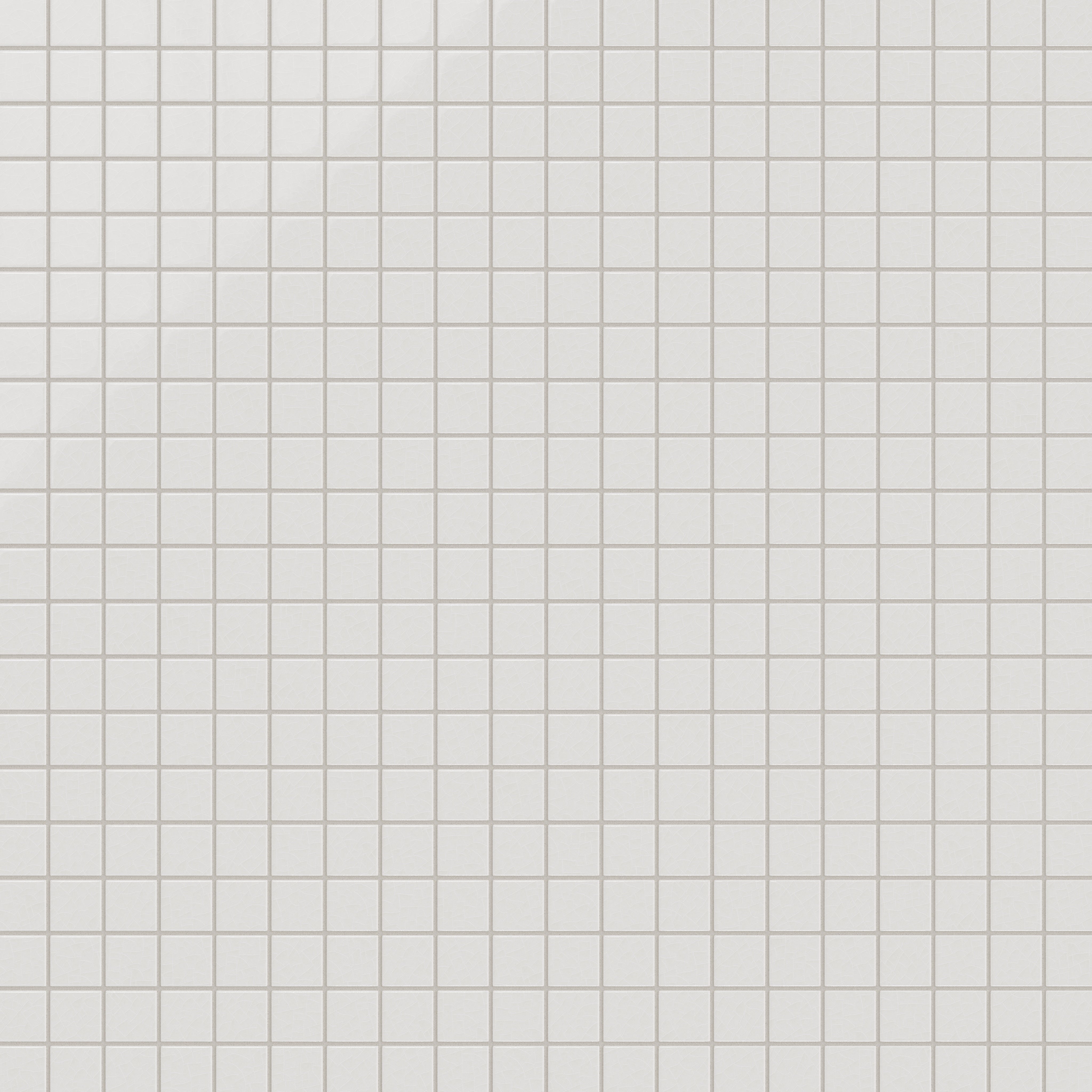 2x2 Straight Set Sheeted Original Ceramic Mosaic Tile in Frost Gloss