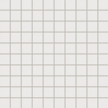 2x2 Straight Set Sheeted Original Ceramic Mosaic Tile in Frost Matte