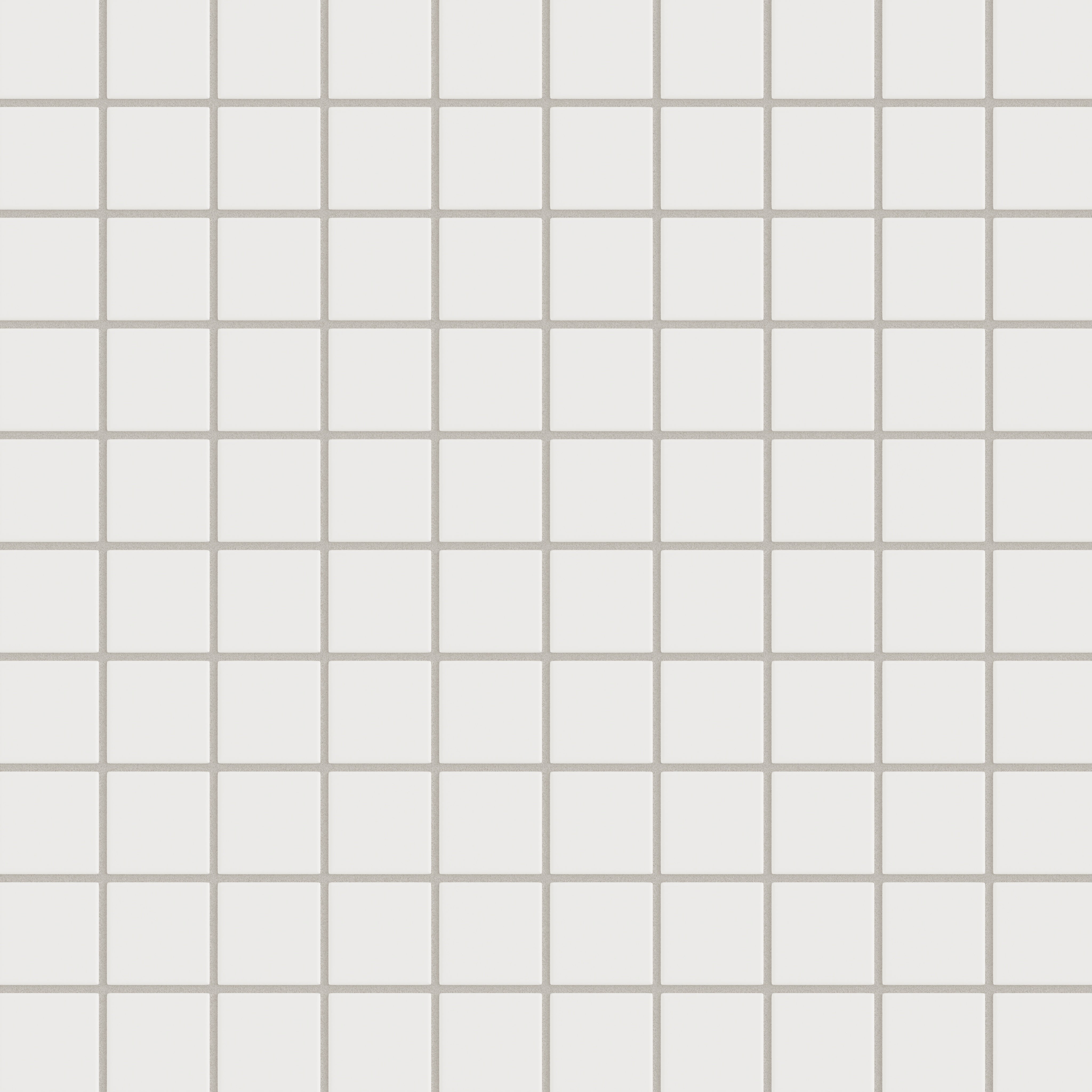 2x2 Straight Set Sheeted Original Ceramic Mosaic Tile in Frost Matte