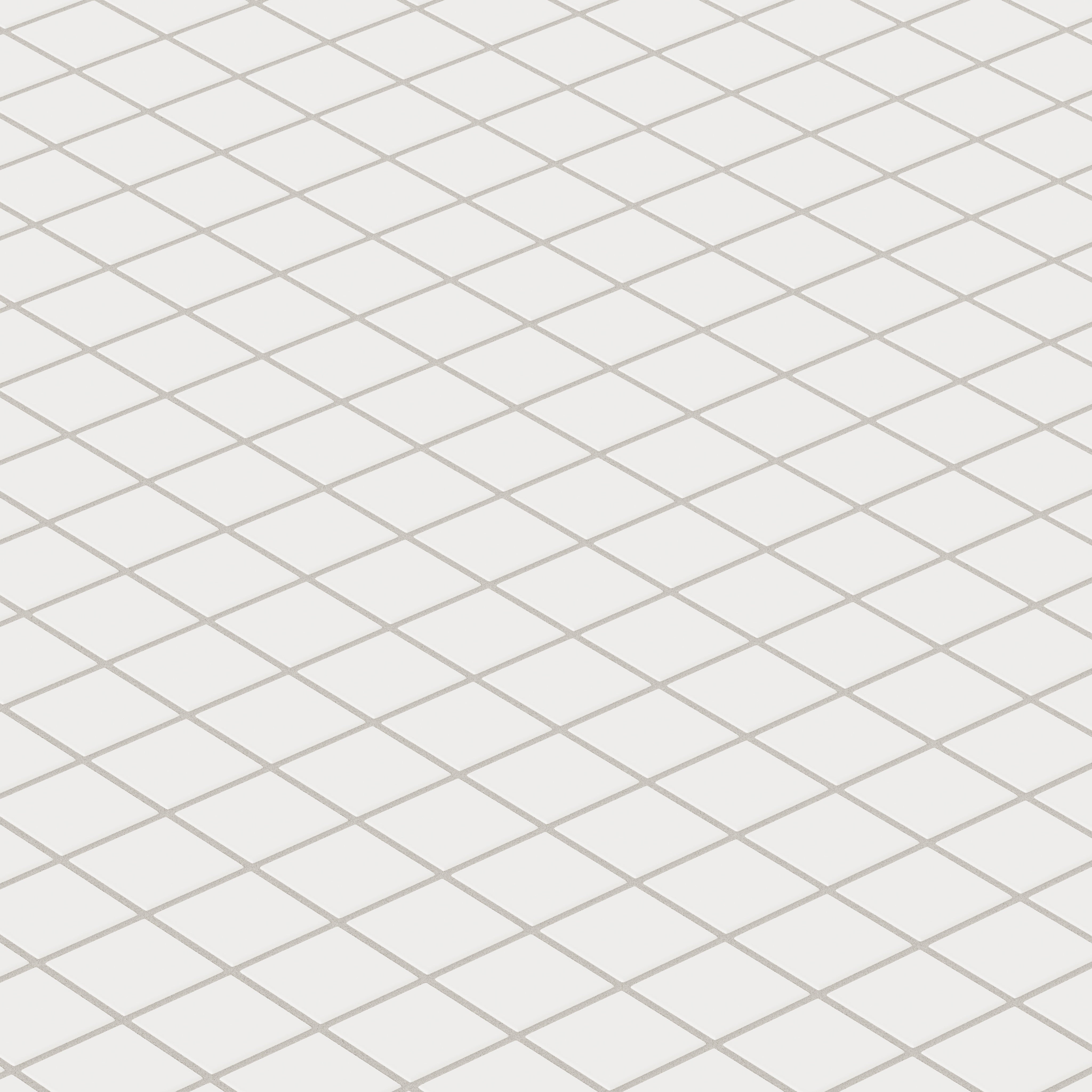 2x2 Straight Set Sheeted Original Ceramic Mosaic Tile in Frost Matte