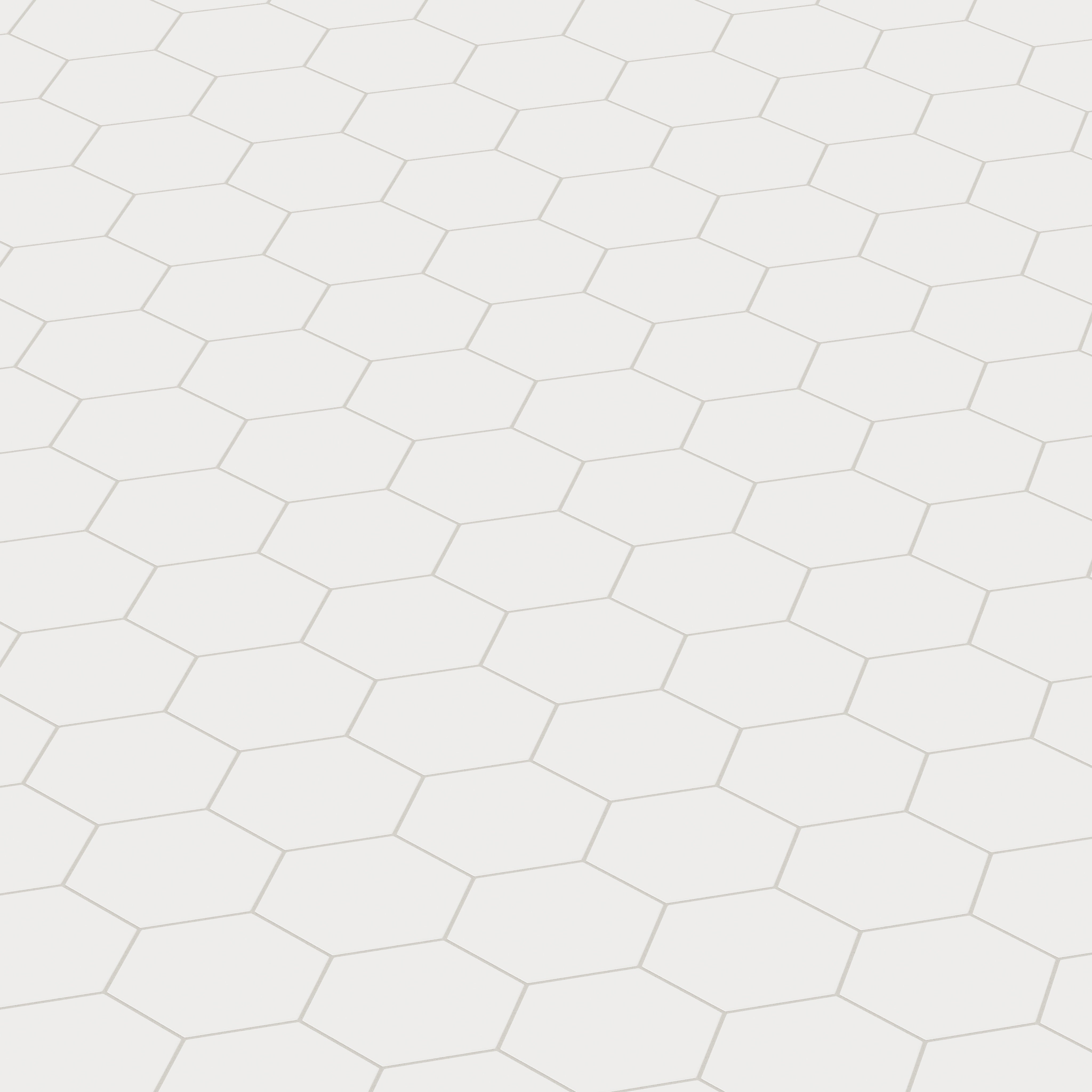 8" Hexagon Original Ceramic Tile in Frost Matte